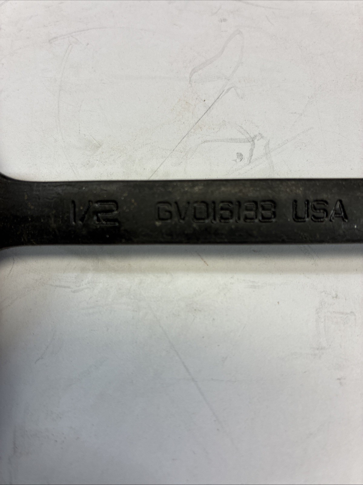 Snap On 1/2–9/16″ Open-End Wrench SAE Black Oxide Industrial Finish GVO1618B NEW