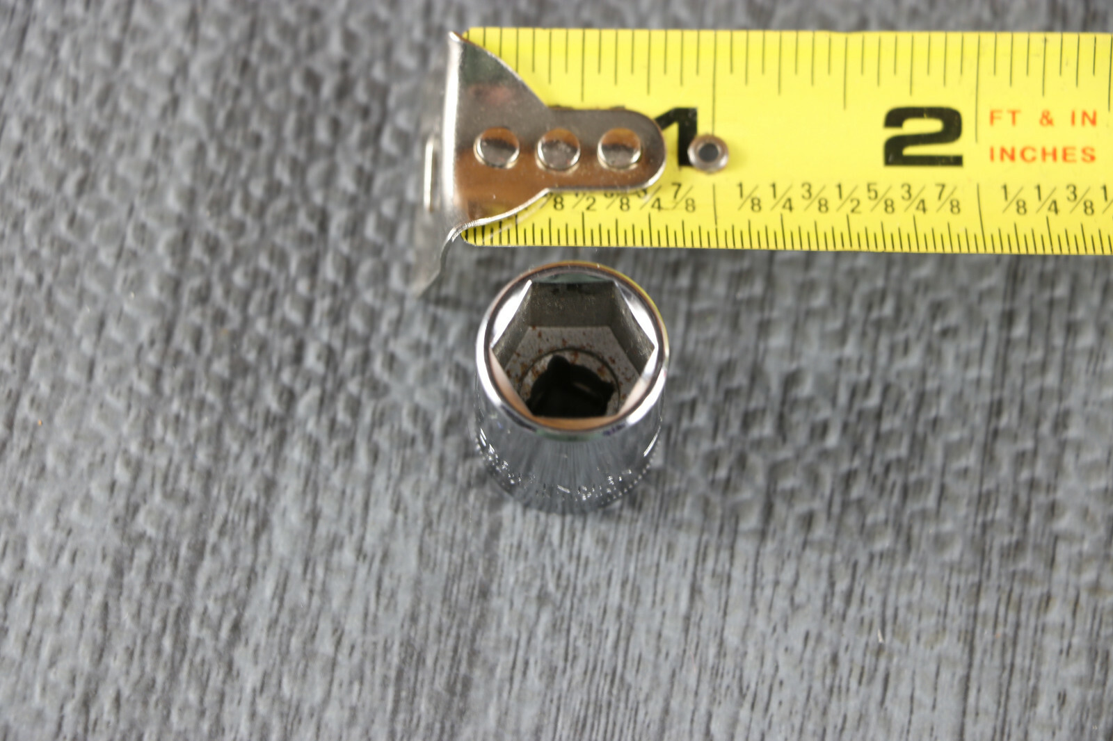 Craftsman 13mm Metric 1/4» Drive 6 Point Shallow Socket -V- 43514 USA