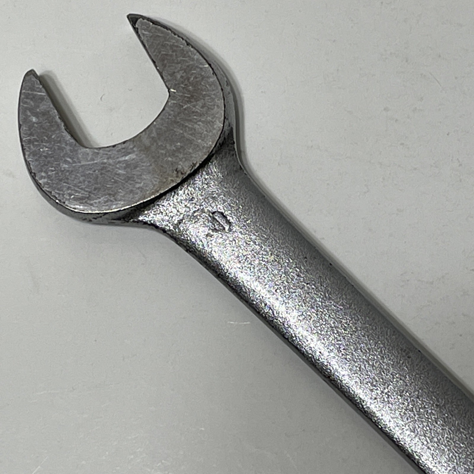 Herbrand 1/2″ x 9/16″ Wrench 1725-B Double Open End SAE Vintage USA Satin Chrome