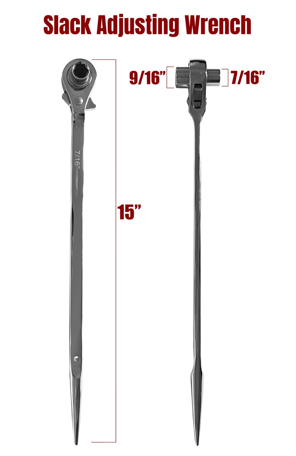 Slack adjuster wrench