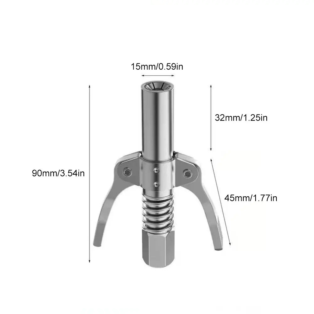 Grease Coupler 10000 PSI Quick Release Tip Tool for Oil Pump