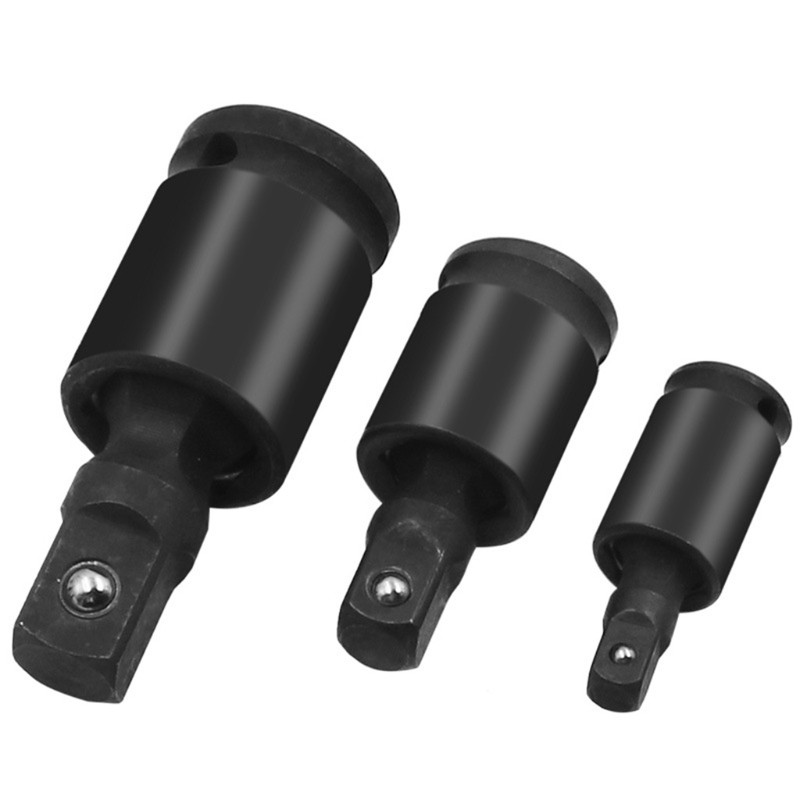 Premium Impact Universal Joint Socket Swivel Set 3-Piece Ball Spring Design