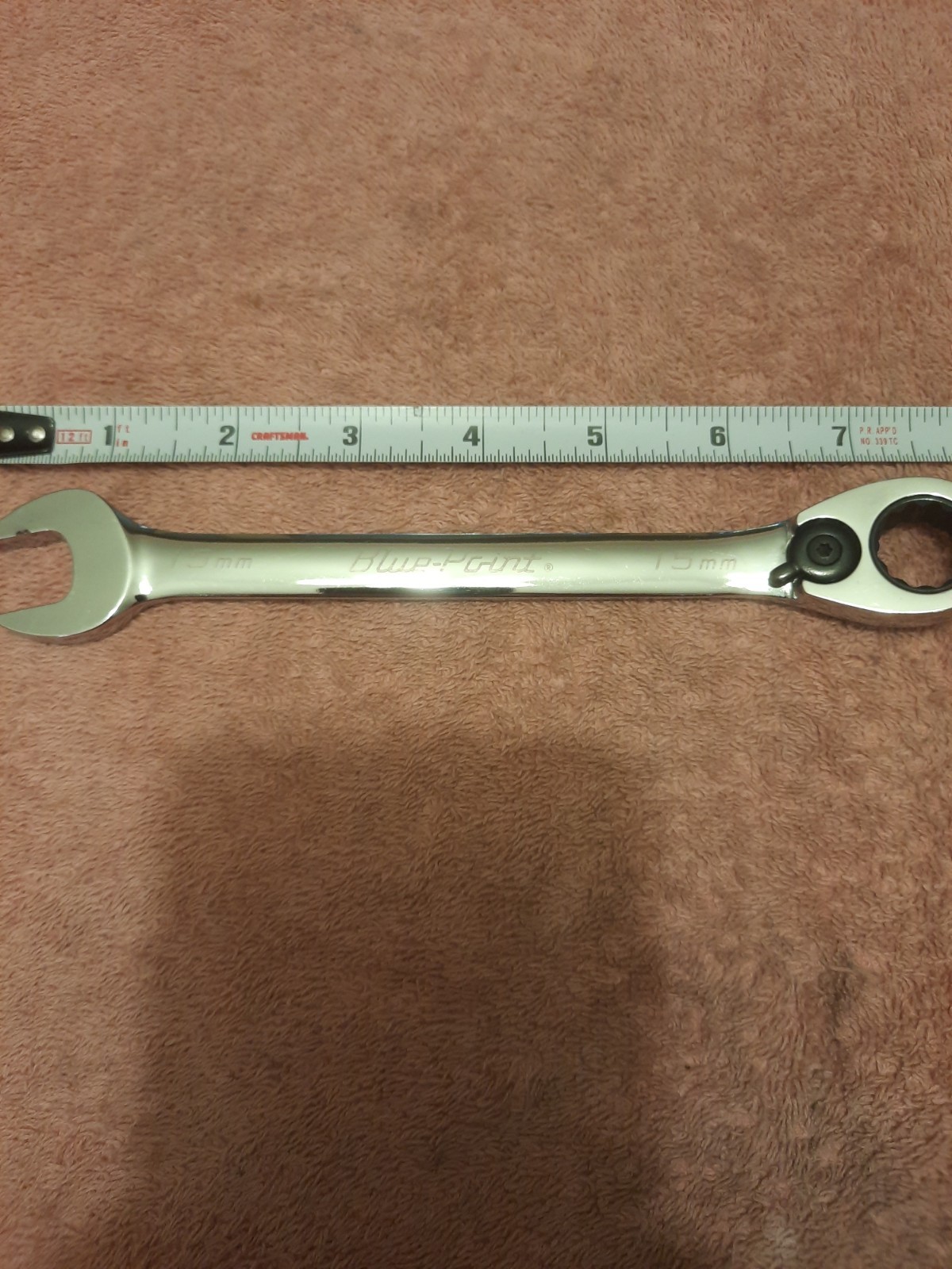 Blue Point By Snap On Tools 15 Mm Combination Ratchet Wrench Reversible