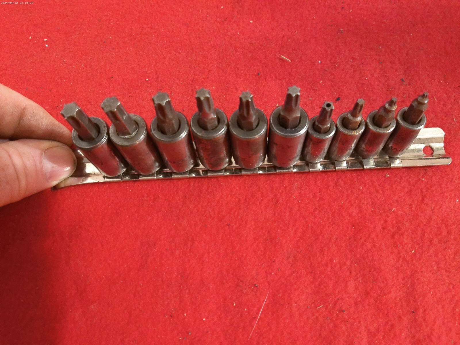 Matco Tools B50TXPI TORX Bit Impact Socket 1/4 3/8″ Drive 10pc 50 47 40 30 27 20