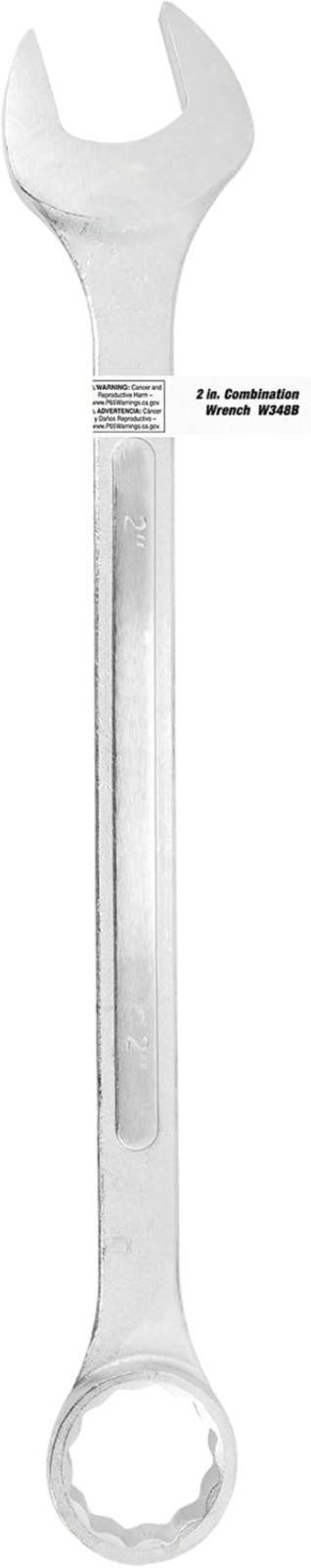 Point Combo Wrench Satin Chrome Finish 2-Inch
