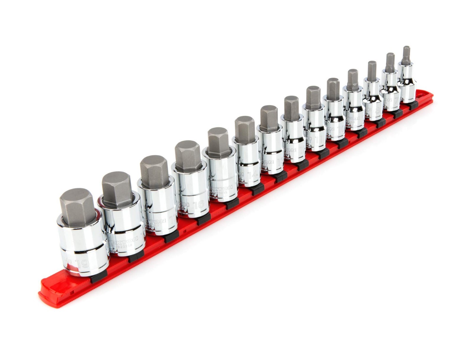 14-Piece Hex Bit Socket Set | Durable Chrome Vanadium, Metric & SAE Sizes