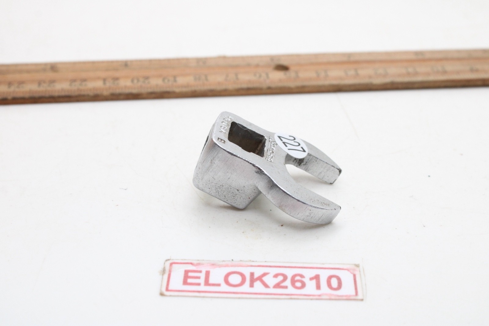 Snap-on 5/8″ 3/8″ Drive Crowfoot SAE Chrome 2-Way Mount Side Or Bottom USA