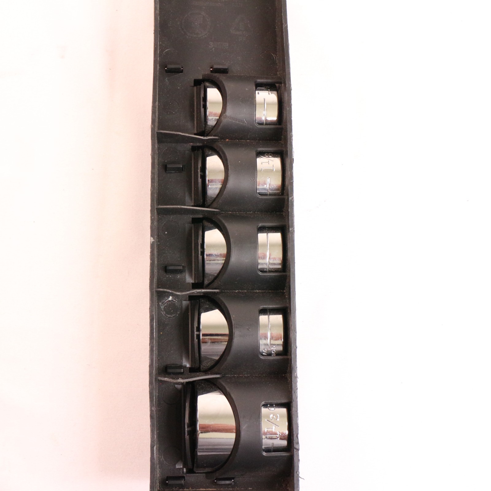 Craftsman 9-34572 Socket Set Chrome Polish 1/2 Drive 12-Point Shallow 5 Pcs NEW