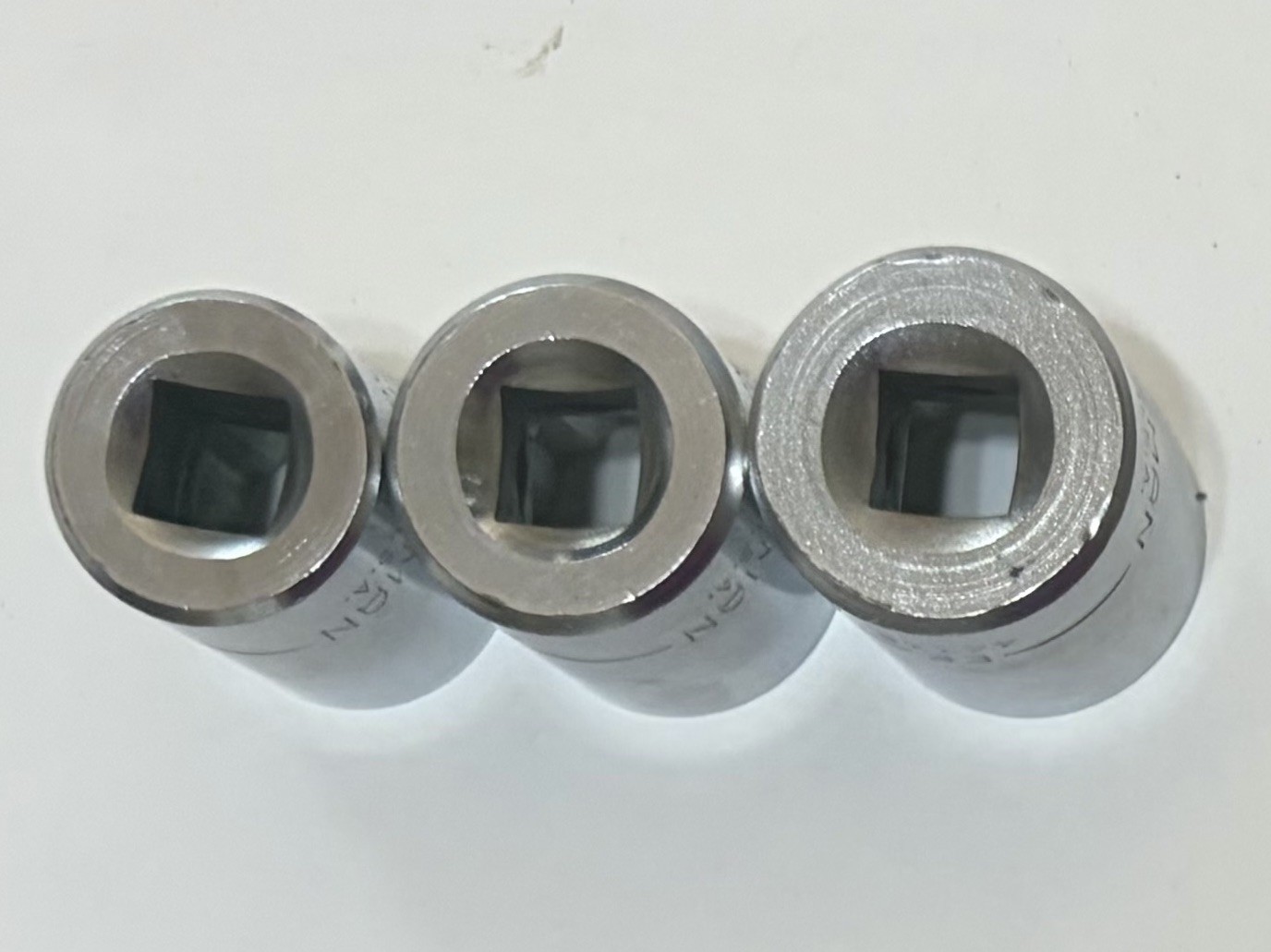 Craftsman Sockets 3/8 Drive SAE 12-Point Made in USA EE- 44336, 44337, 44338