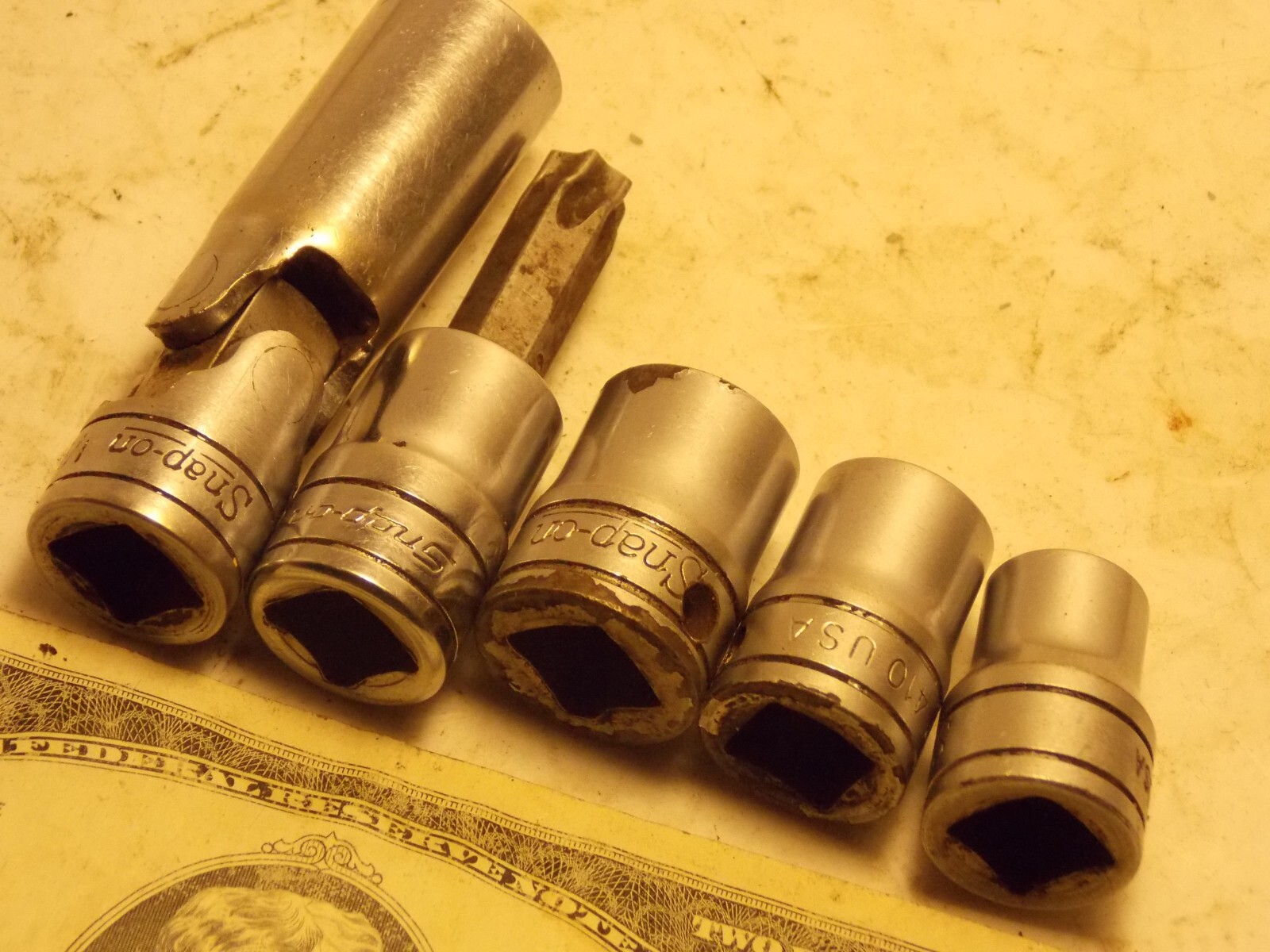 Snap on 3/8″ Drive Special Chrome Socket Singles 1/2 T50 Pipe Plug 3/8 5/16 9/32
