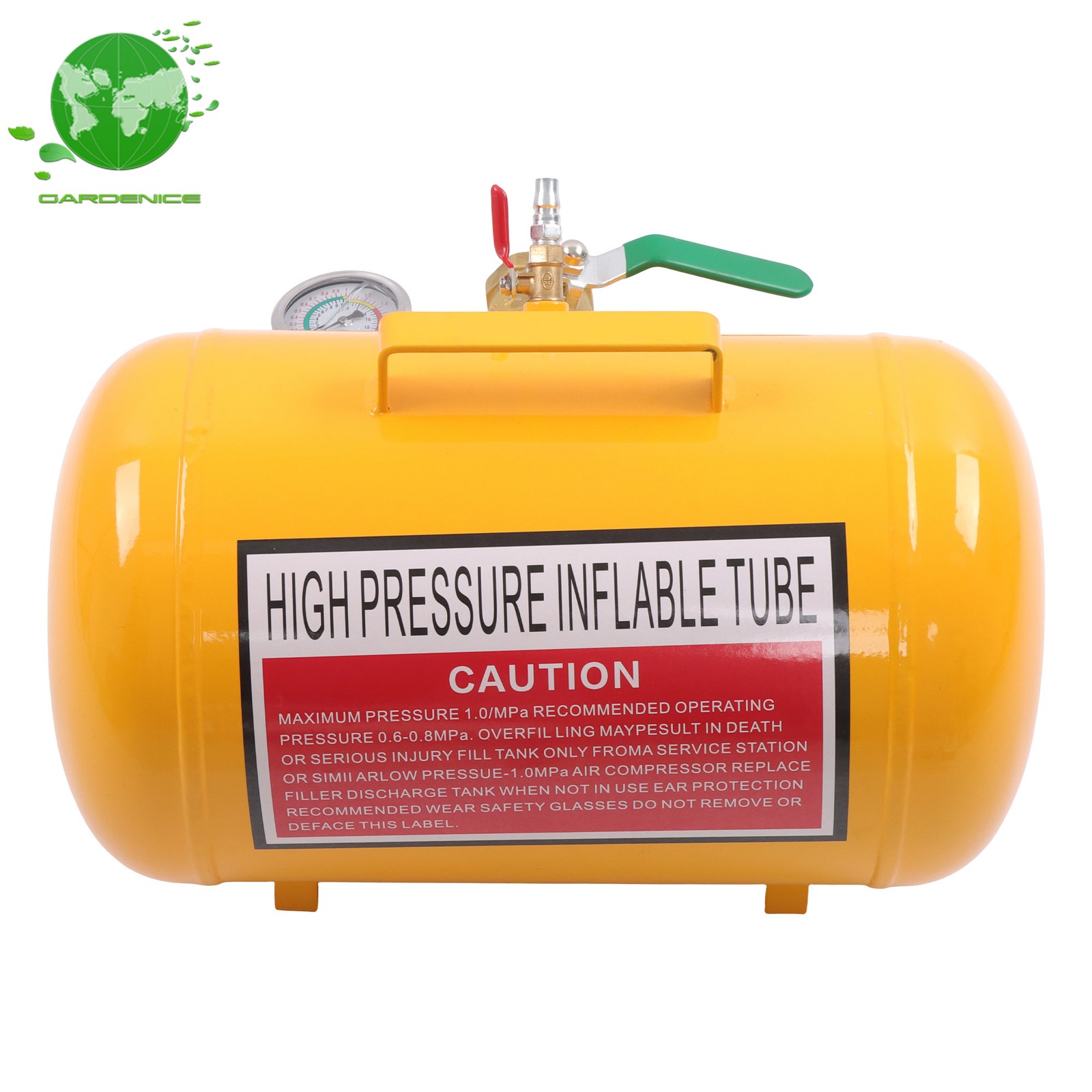 5 Gallon Heavy Duty Air Tire Bead Seater Blaster Seating Tool 145 psi Yellow