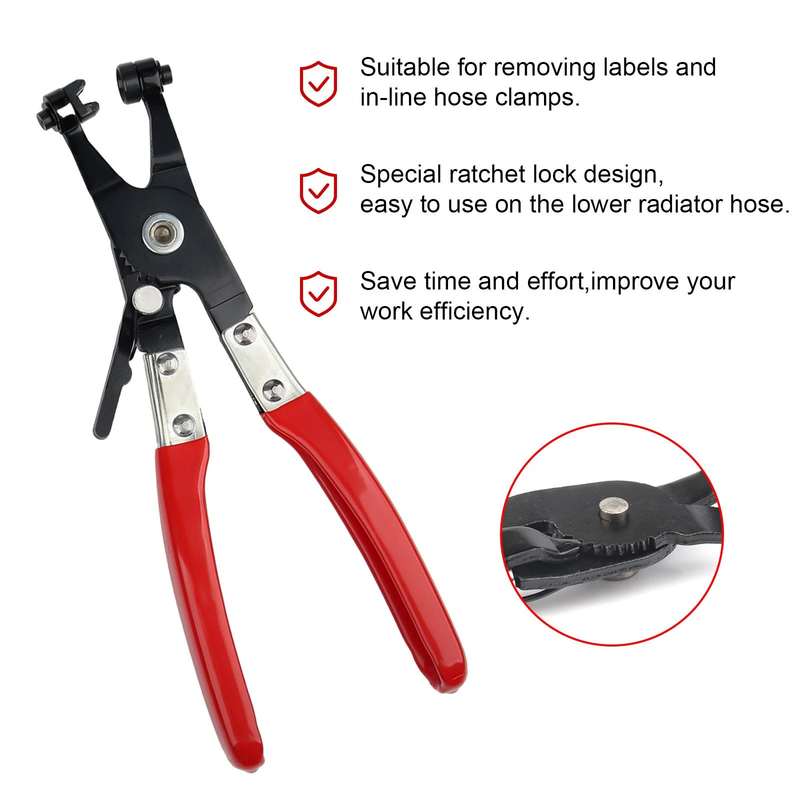 2pcs Hose Clamp Pliers Car Water Pipe Fuel Coolant Spring Bundle Removal Tool