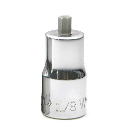 1/4″ Drive Stubby Hex Bit Sockets, SAE, High-Polished Chrome Finish, Williams