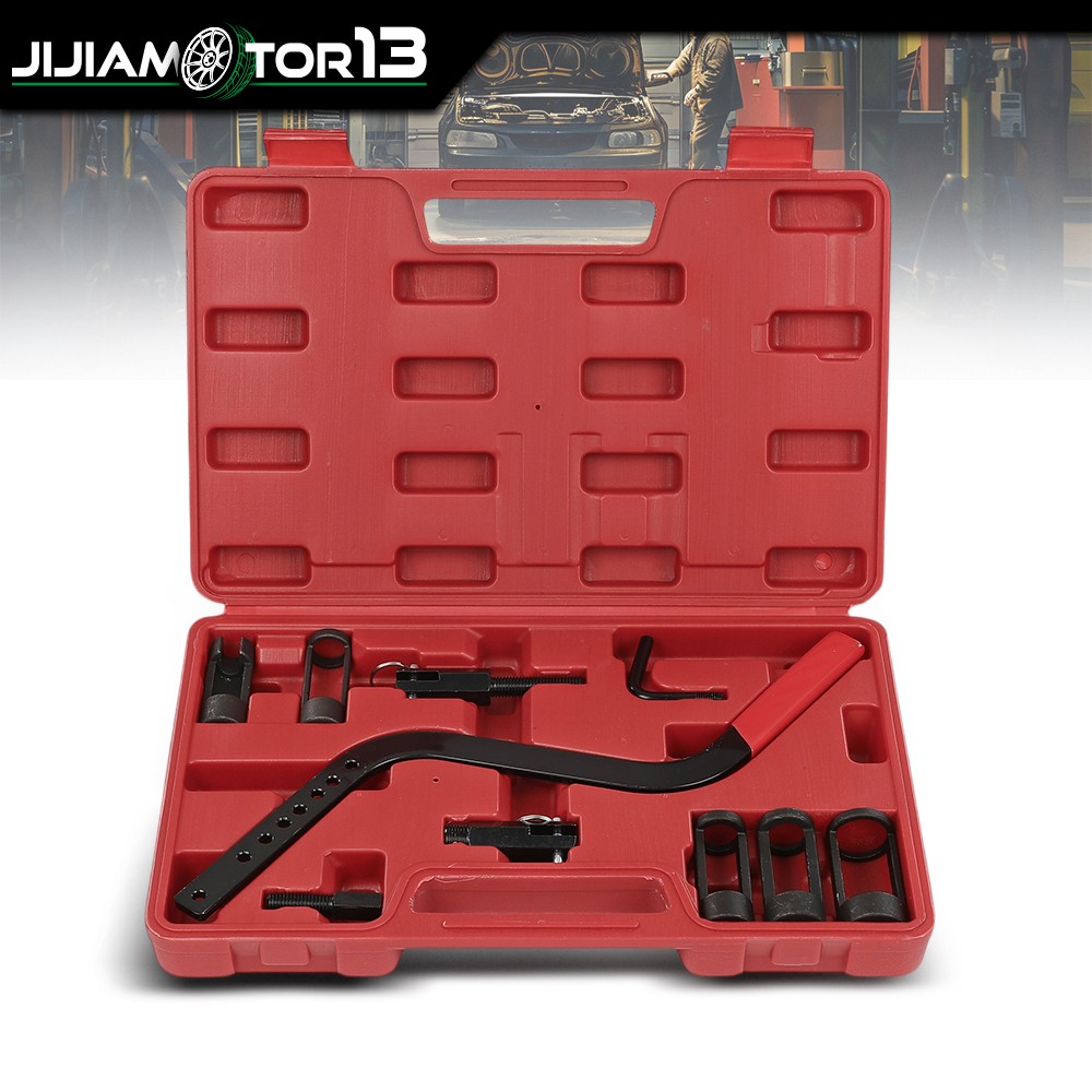 Valve Spring Compressor Kit Remover & Installer Disassembling Tool Carbon Steel