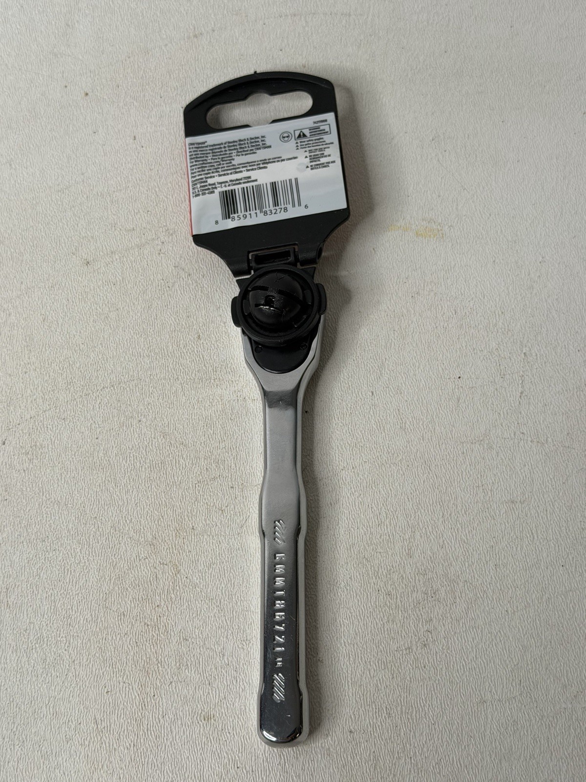 CRAFTSMAN 1/4-in Drive 72-Tooth Quick-Release Ratchet CMMT86721 Low-Profile, NEW