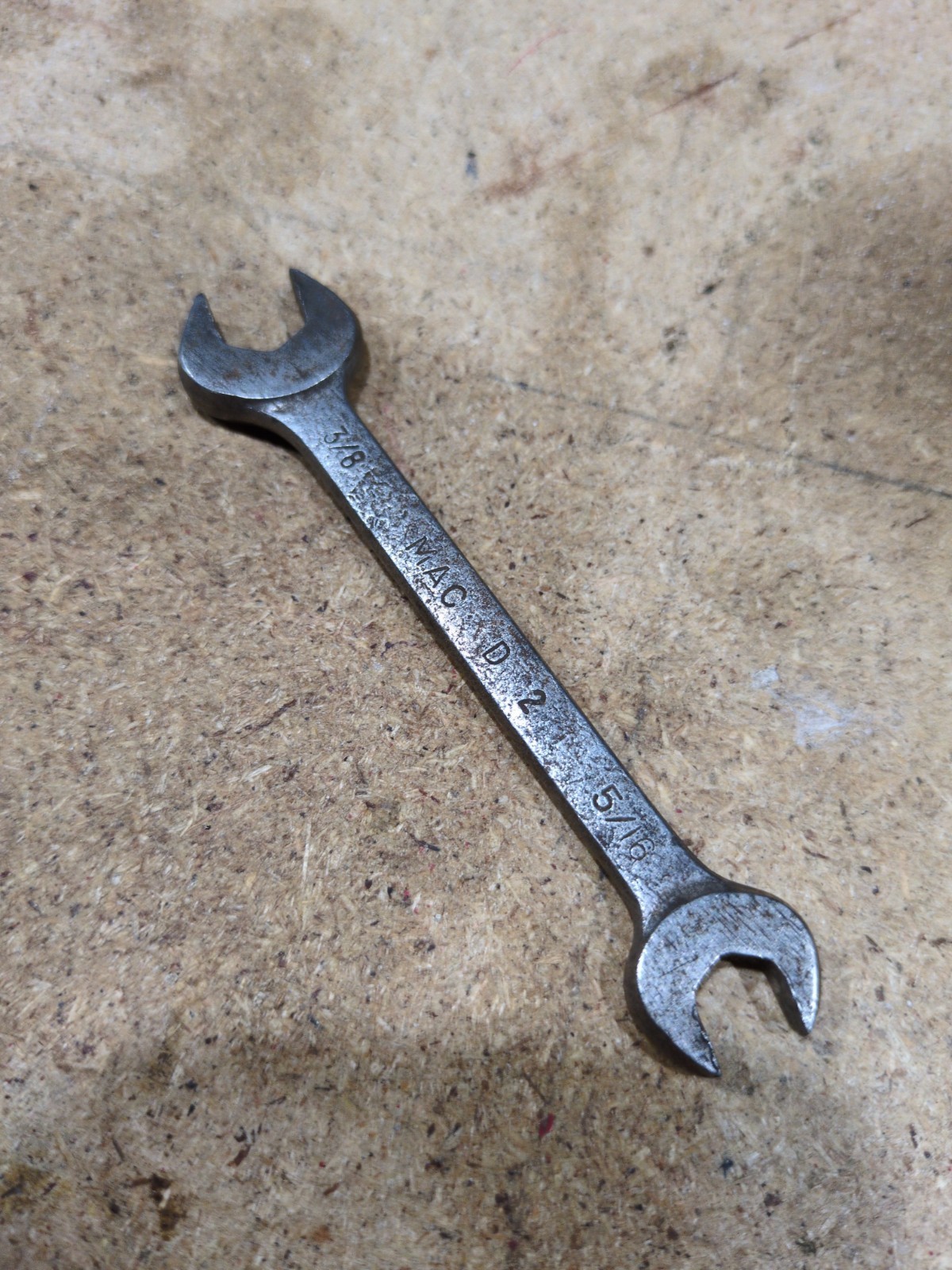 MAC Tools D2 3/8 X 5/16 OPEN END WRENCH Vintage