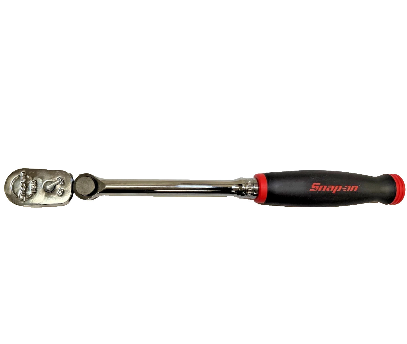 Snap-on Tools RED 3/8″ Soft Grip Long Multi-Position Ratchet FHL80MP USA NEW