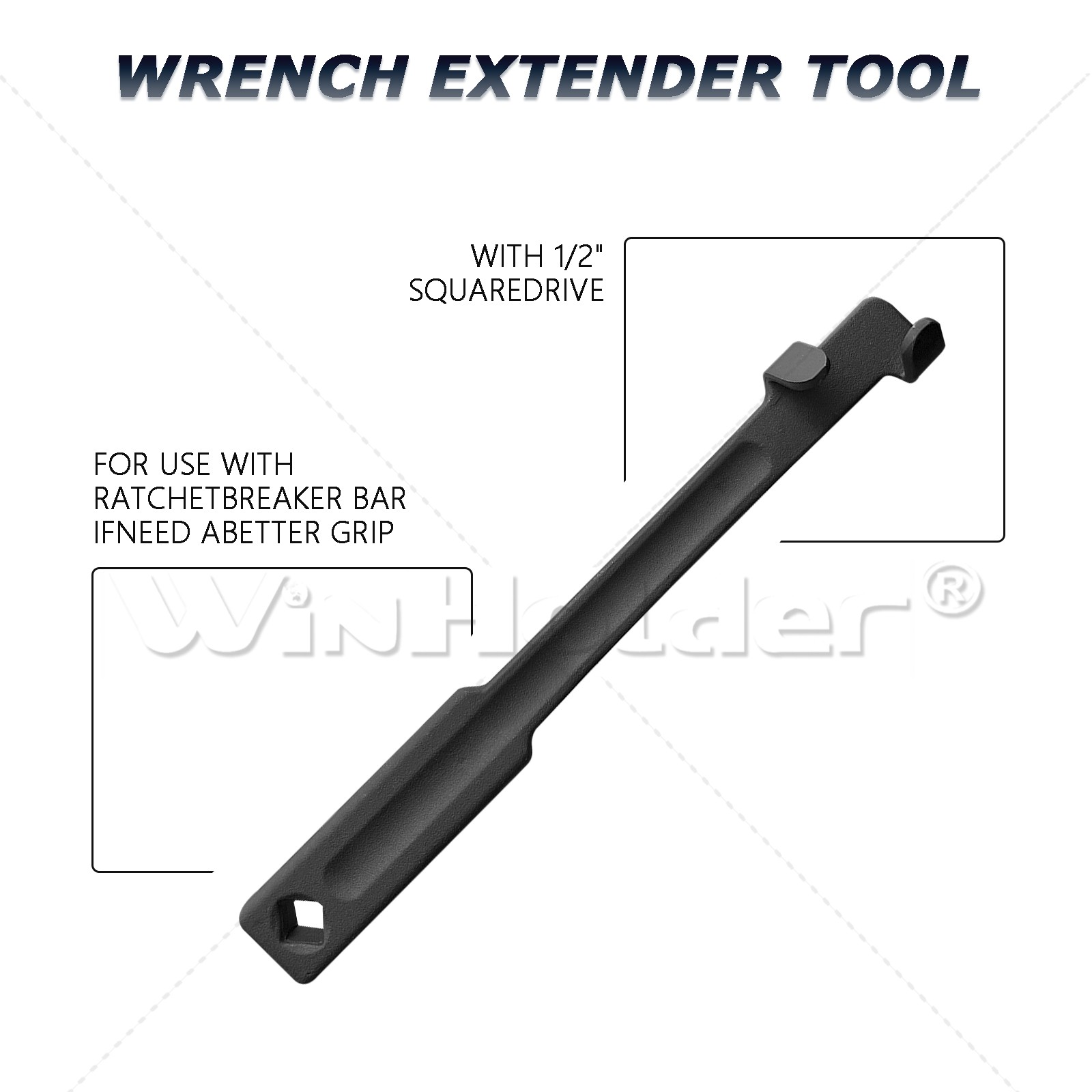 Universal Extension Spanner 13.5 Inch Power Tool 1/2″ Sq Drive Repair Tool