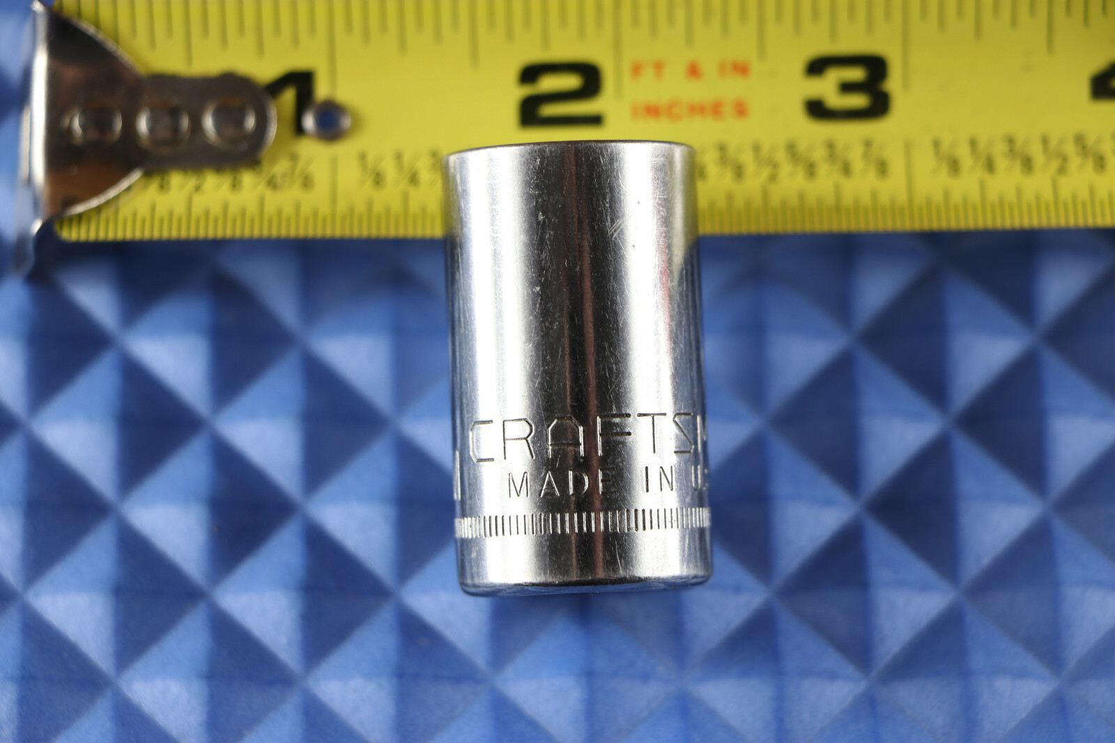Craftsman 15MM Metric 1/2» Drive 12 Point Shallow Socket 44236 -G- USA