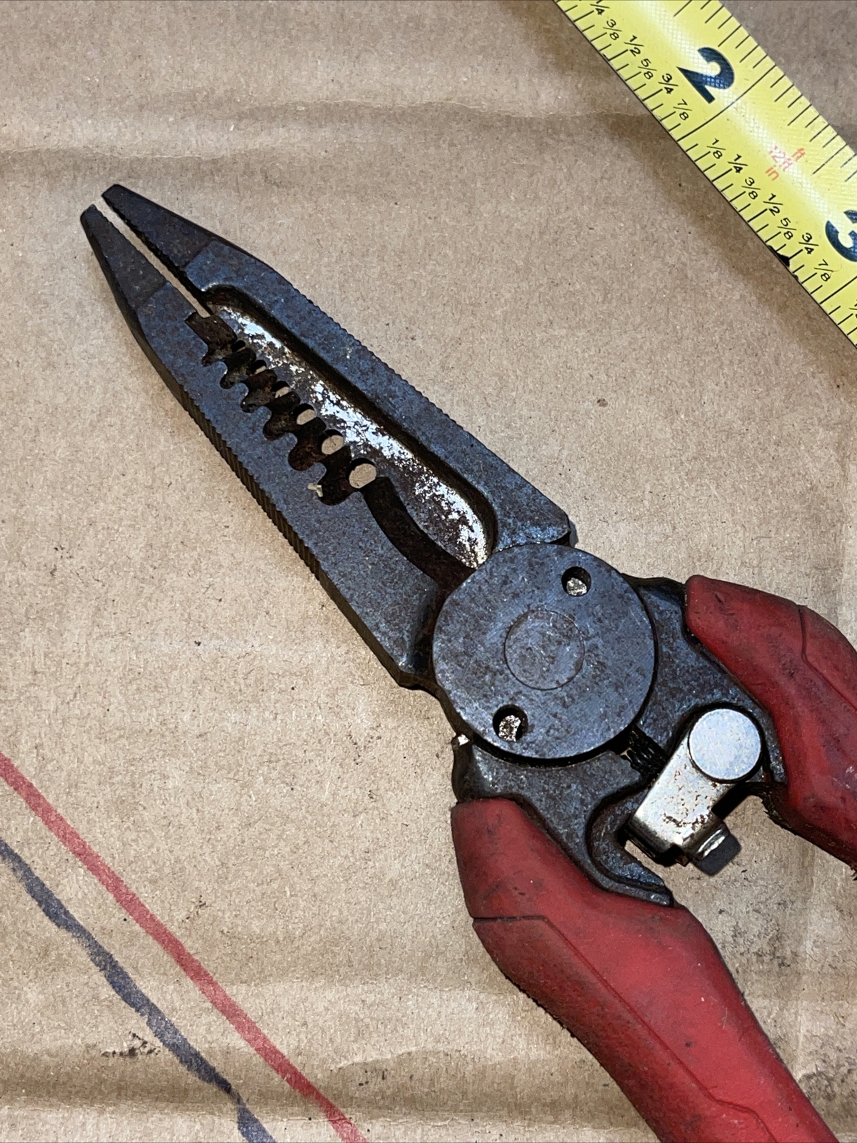 Milwaukee Wire Stripper Cutter Pliers 7 In 1 Combination Crimper Tools 7.75 in