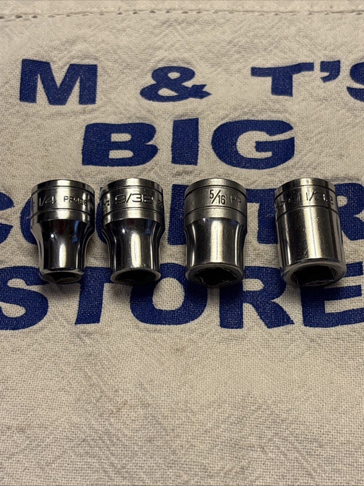 Snap-on Tools USA 3/8″ Drive 4pc Pipe Plug Socket Set PP408, PP409, PP410, PP411