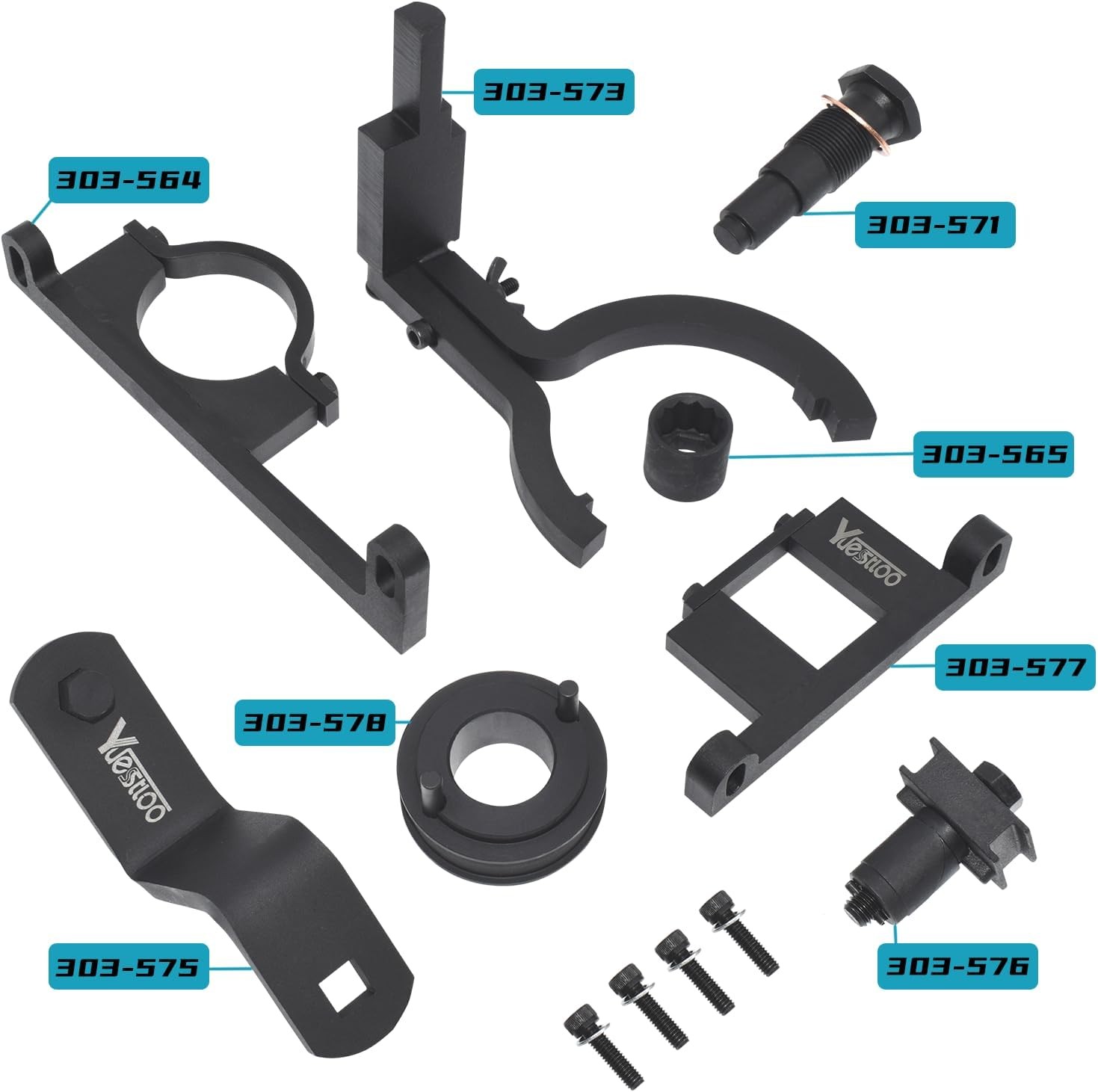 Camshaft Timing Tool Kit for Ford Mustang Explorer 4.0L V6 SOHC w/ Case