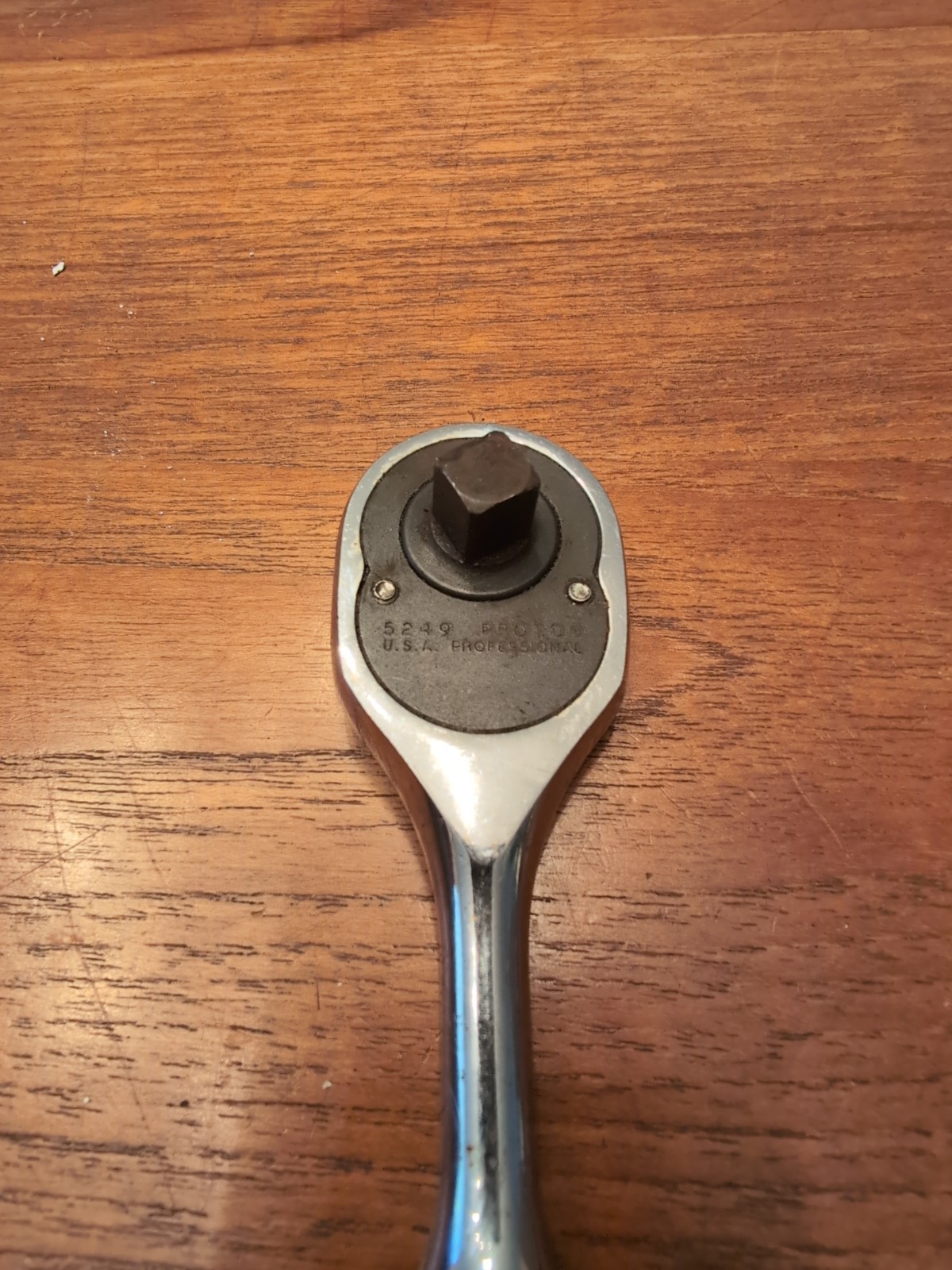 Vintage Proto 3/8″ Drive Pear Head Ratchet 5249 Made in USA Preowned