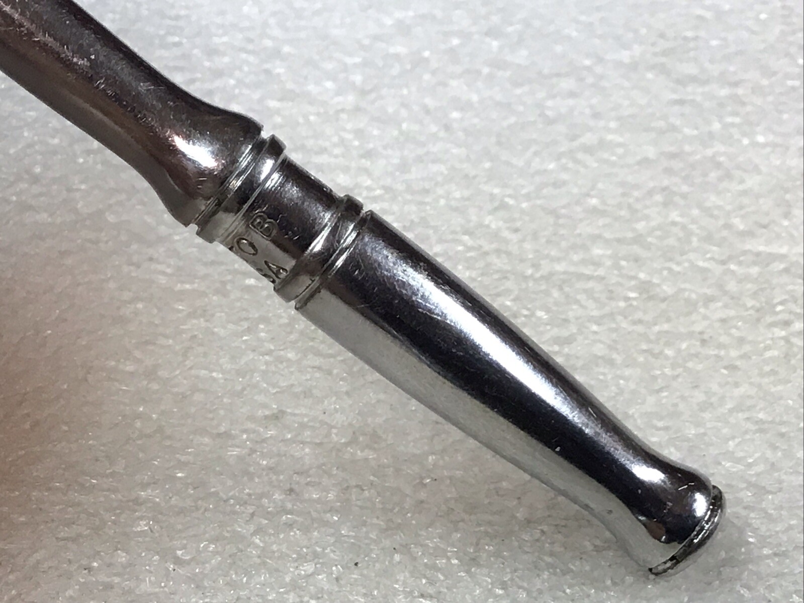 Snap-On#TM70B – 1/4” Dr., Chrome, 4.25” Long, Stubby Ratchet, Rebuilt-USA-NICE-