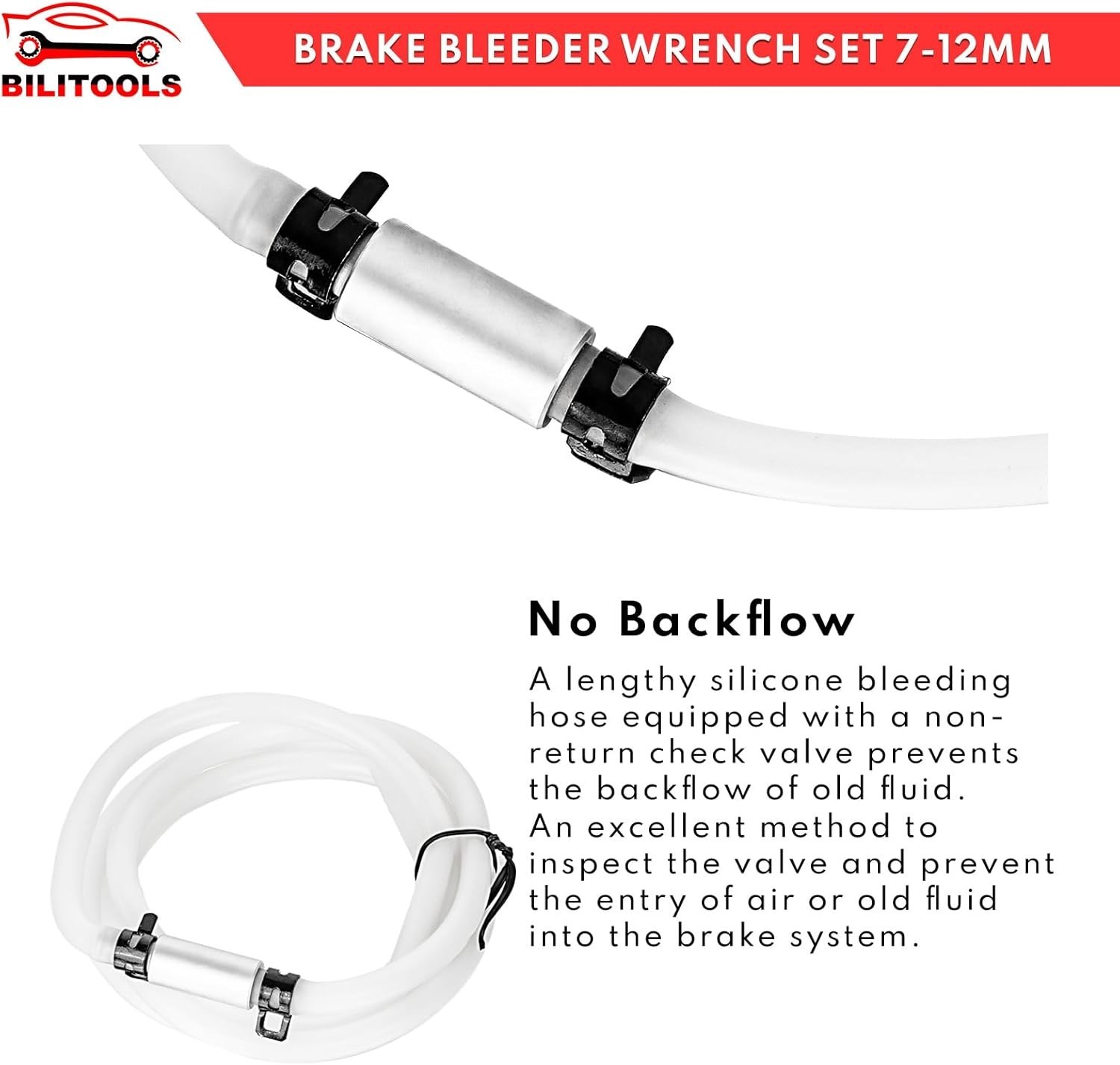 Brake Bleeder Wrench Set 7 8 9 10 11 12 MM Hydraulic Tool