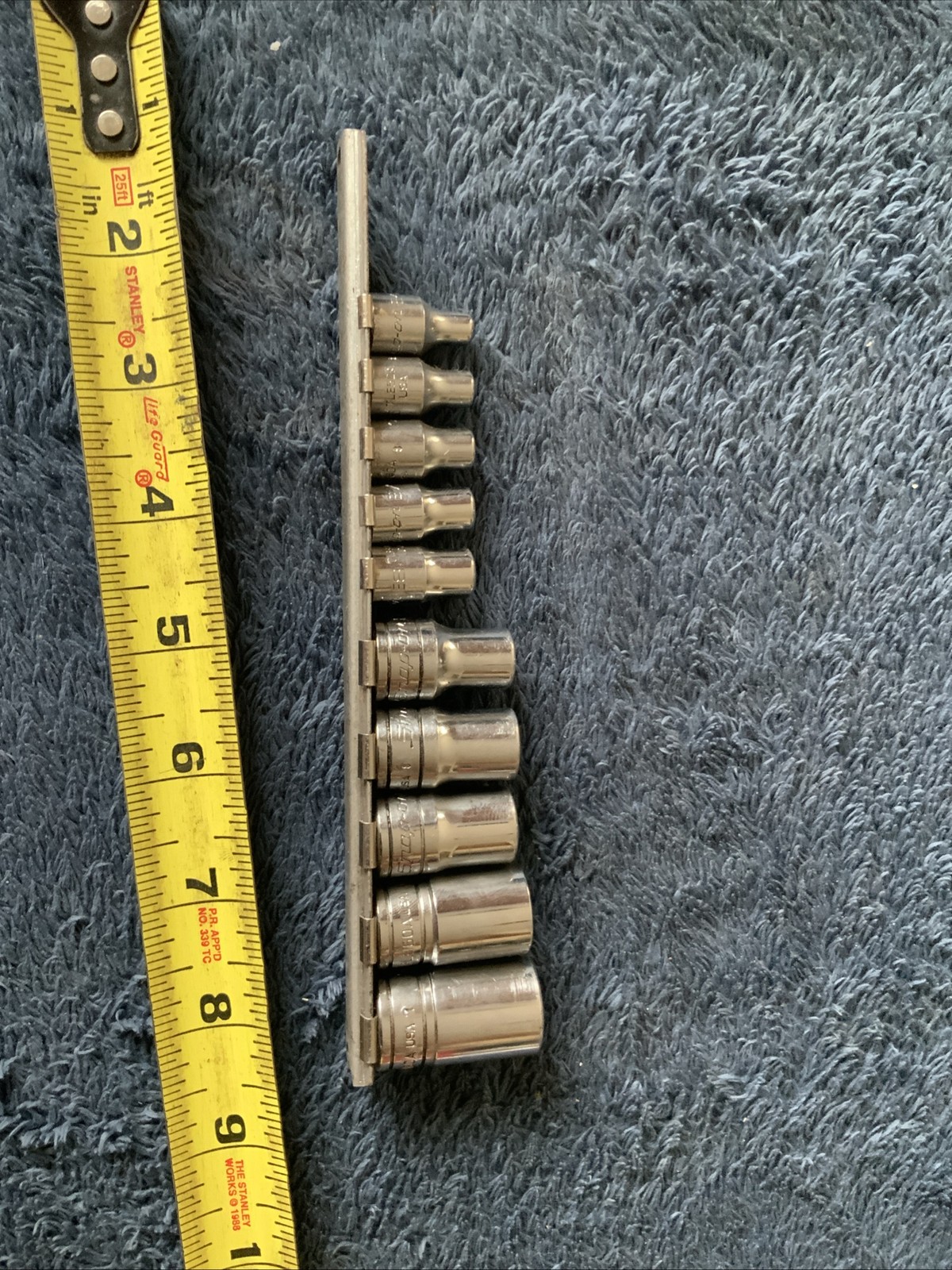 Snap On Inverted Torx Socket Set, 1/4 And 3/8” Drives……Descrip Sizes….yyy