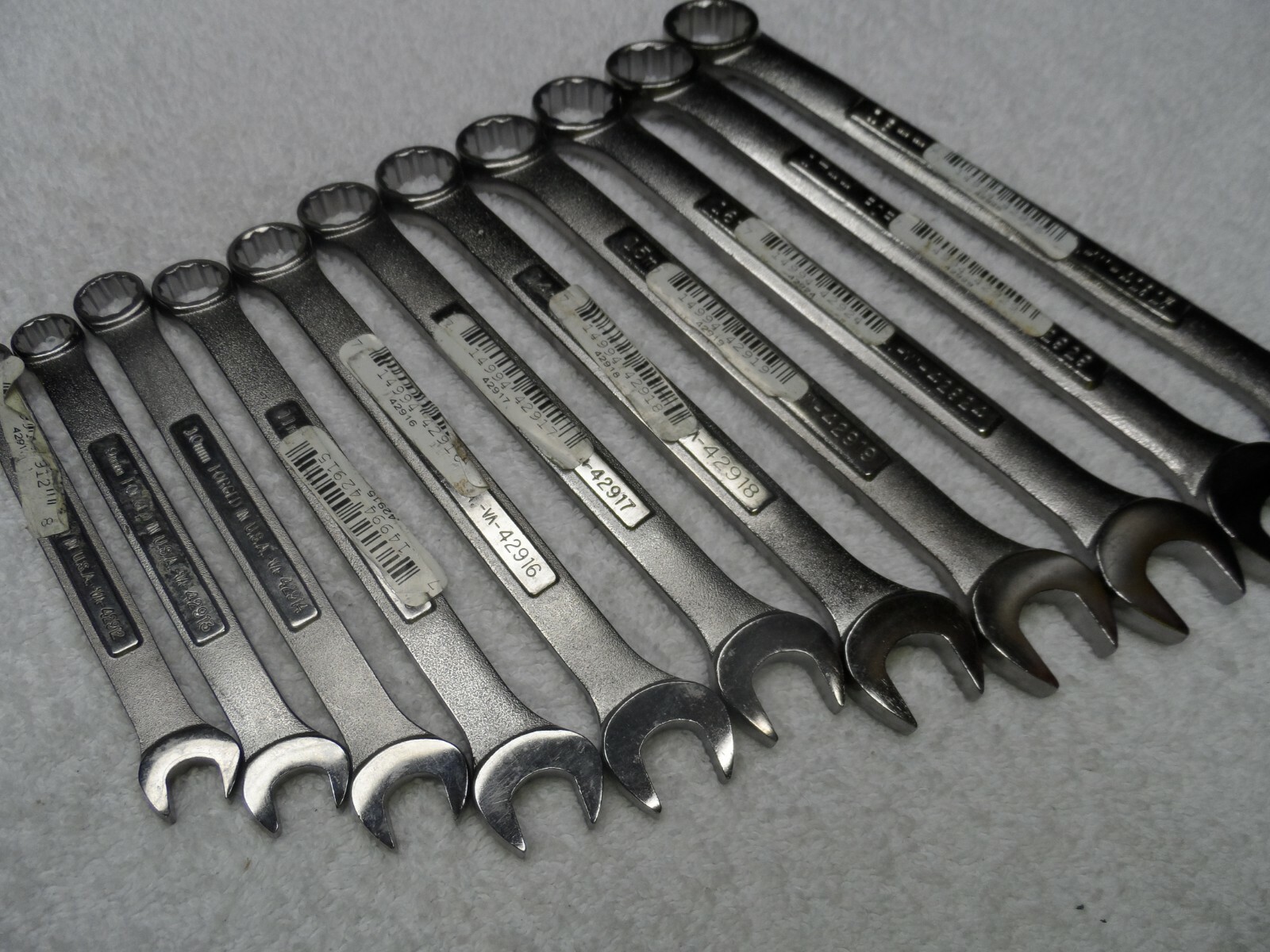 Craftsman Metric MM Combination Wrench Set, USA NOS, 12 pt, 8 to 18mm – 11 pcs