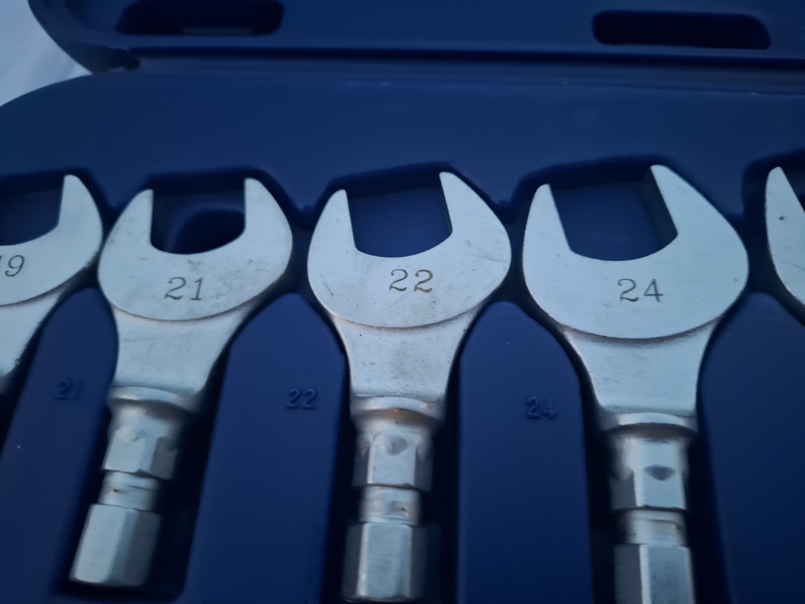 Boxed NOS LASER 10 piece obstruction spanner head tool set Never Used