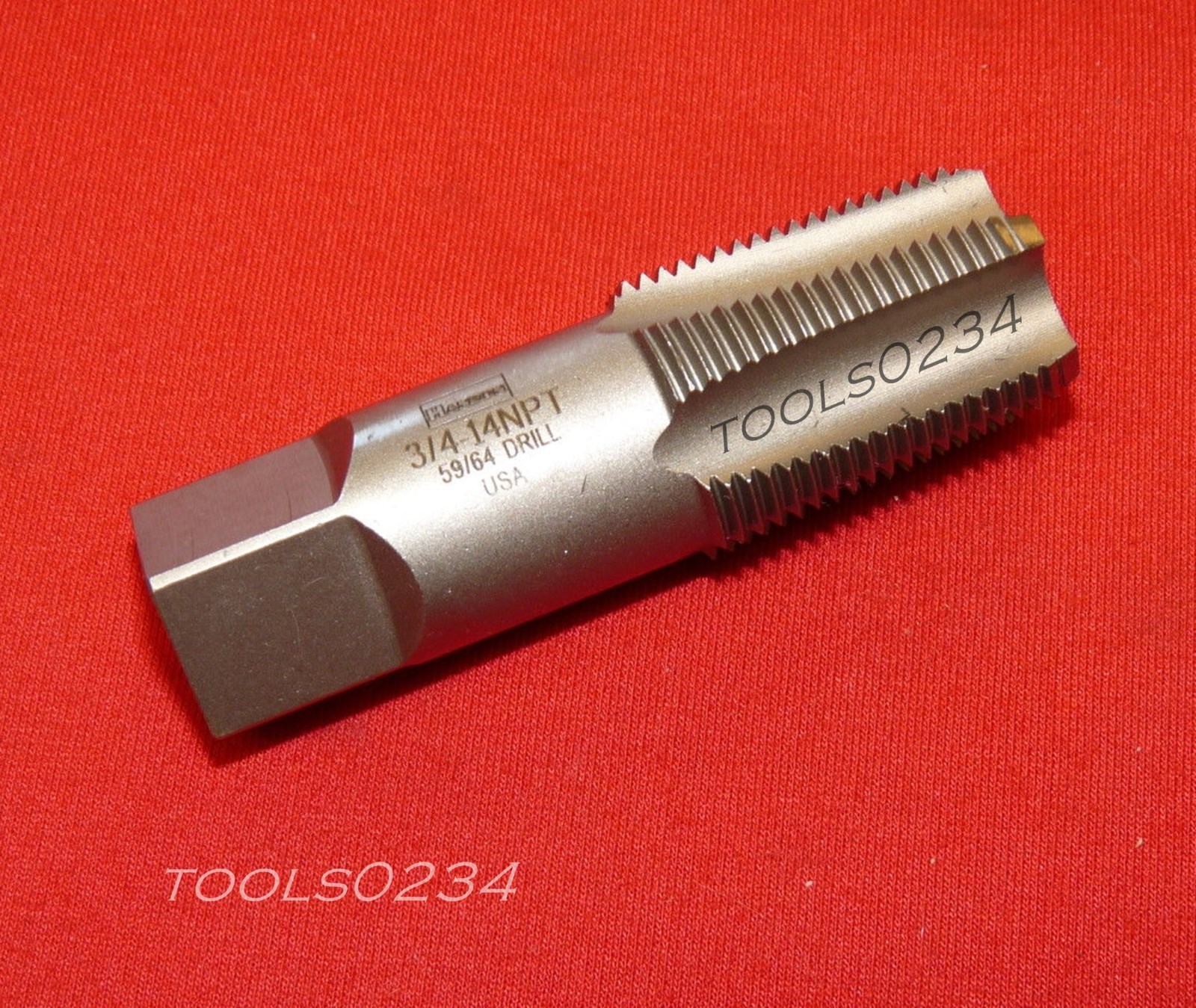 1906 ZR 3/4″-14 NPT Taper Pipe Tap USA RH Irwin Hanson Carbon steel