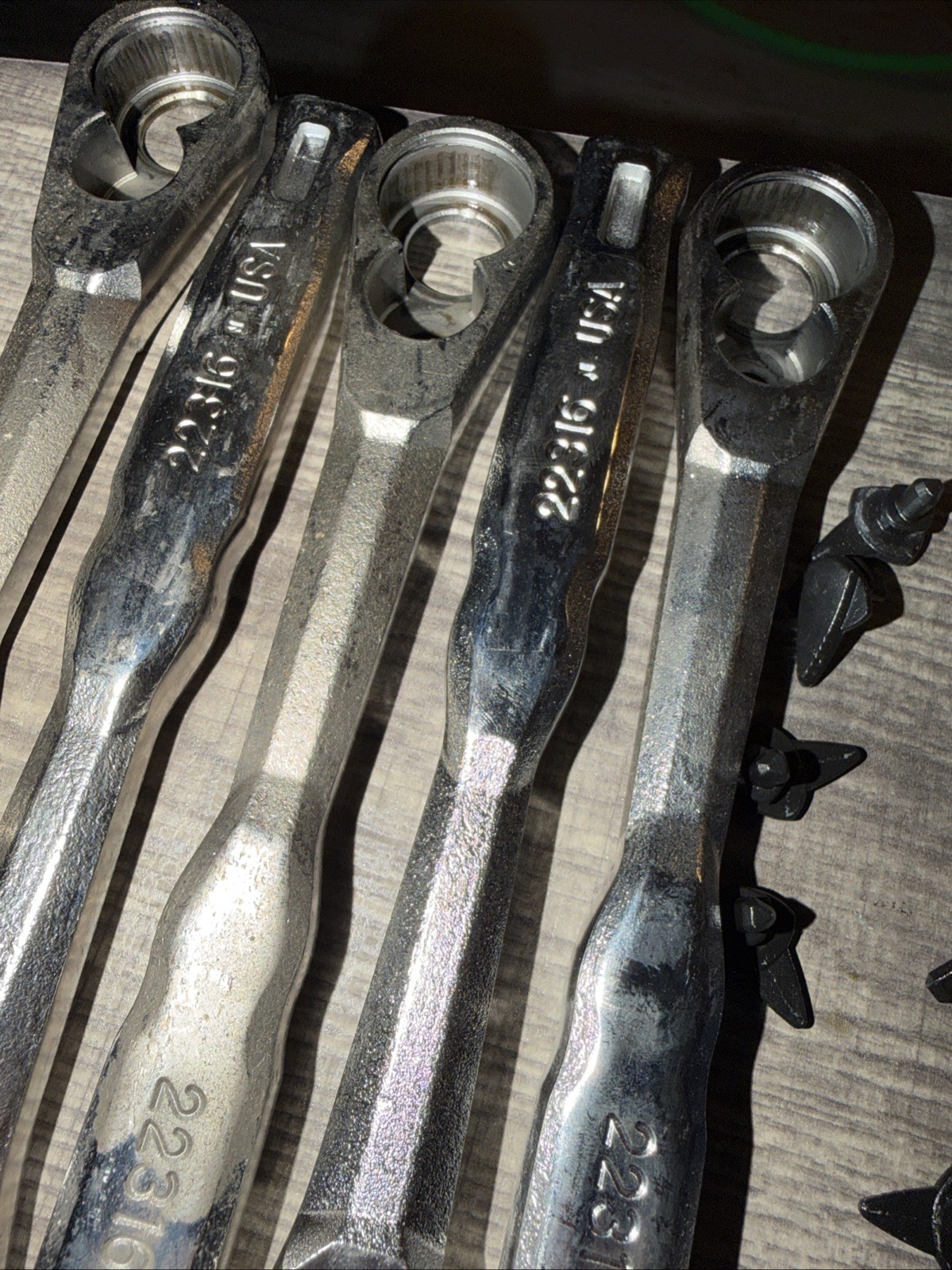 (20) Kobalt Tools USA 3/8” Drive Ratchet Forgings Only And Lever No Guts 22316