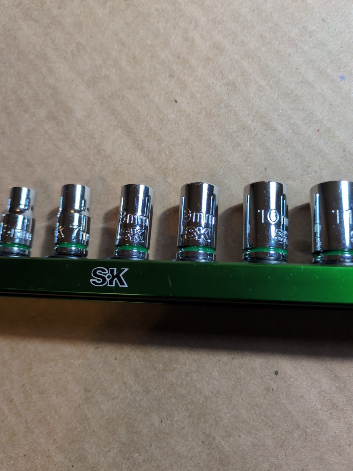 SK Professional Tools 1/4″ Drive Metric Socket Set Standard 6-point New Lifetime