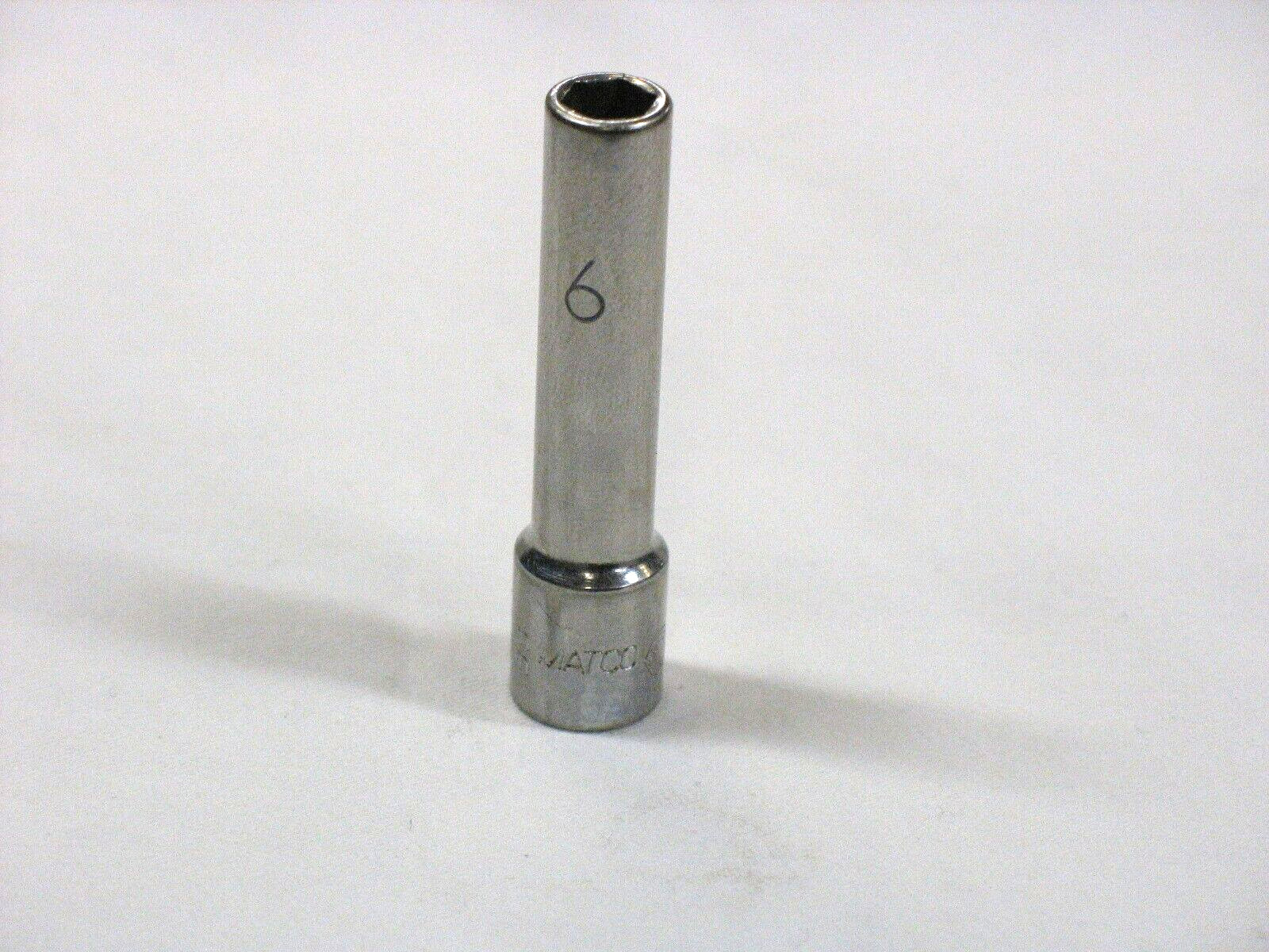 Matco Tools 6mm 6 Point Deep 1/4″ Drive Chrome Socket #AD6M6A
