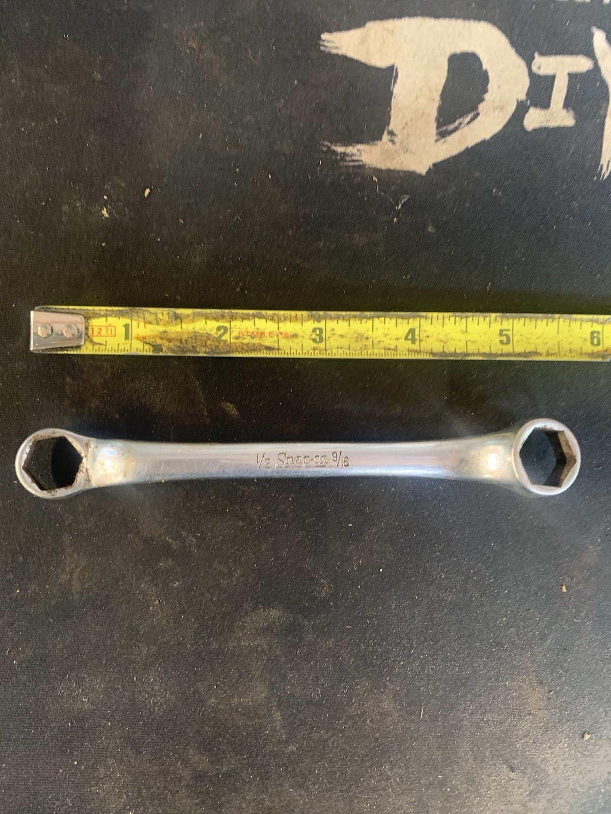 1951 VINTAGE SNAP ON OFFSET BOX WRENCH XS-1618 1/2 & 9/16 Nice Shape!!