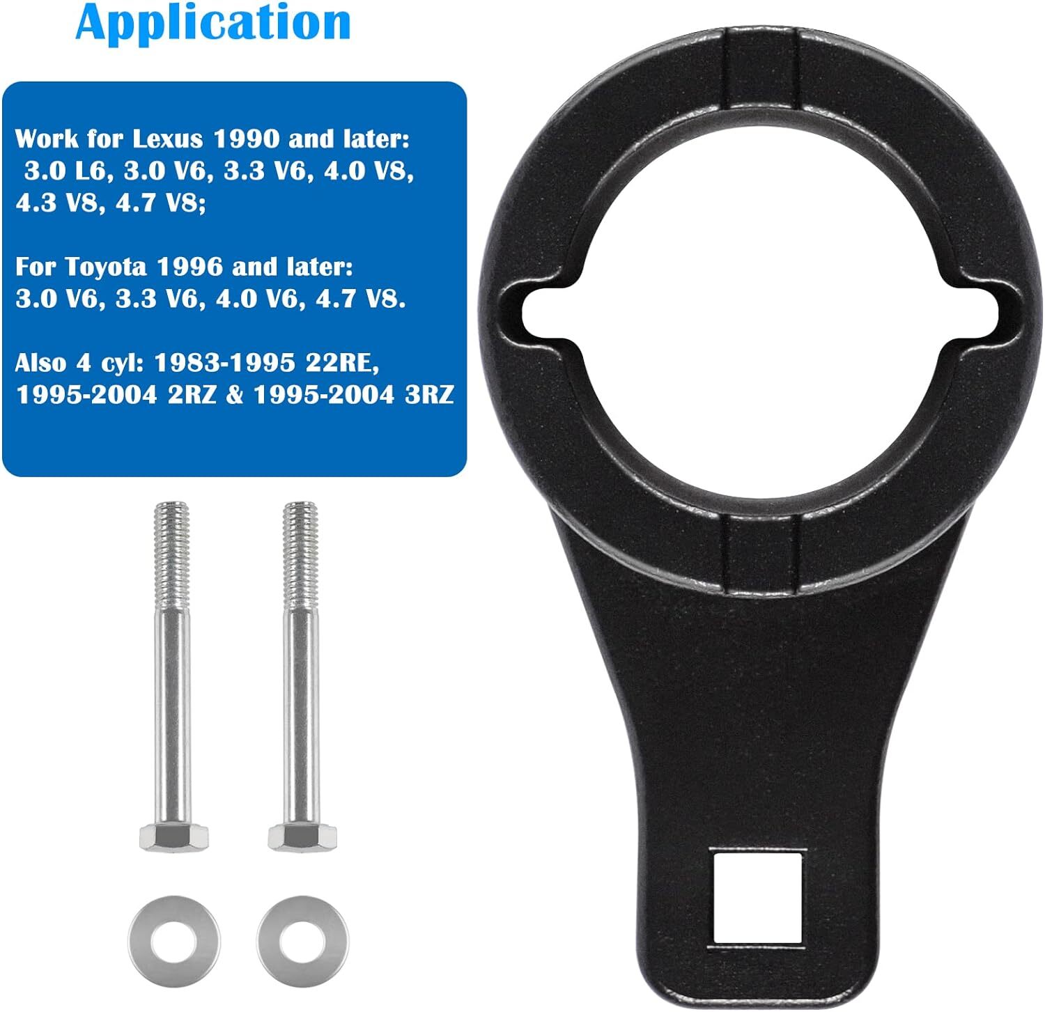 For Toyota Lexus Harmonic Damper Pulley Holding Tool Kit Crankshaft Crank Holder