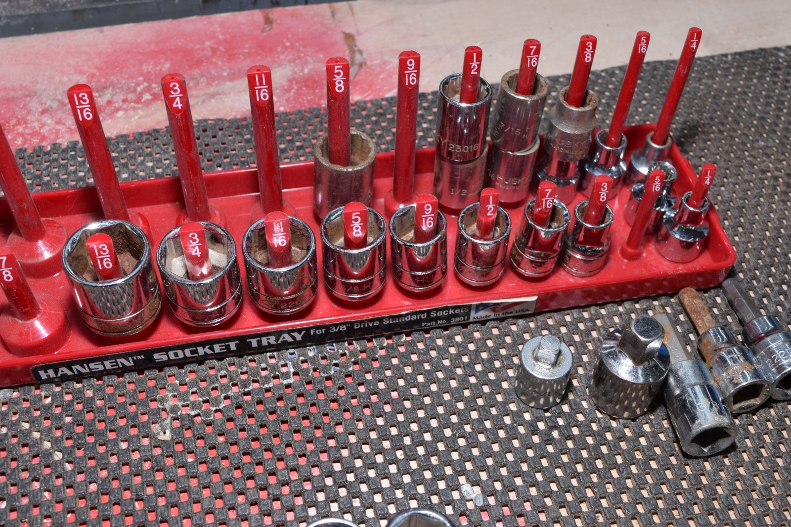 😳LARGE LOT 15LBS🫡 107 Pcs Sockets SAE Metric Drive 6 Point 12 Point Husky 5233