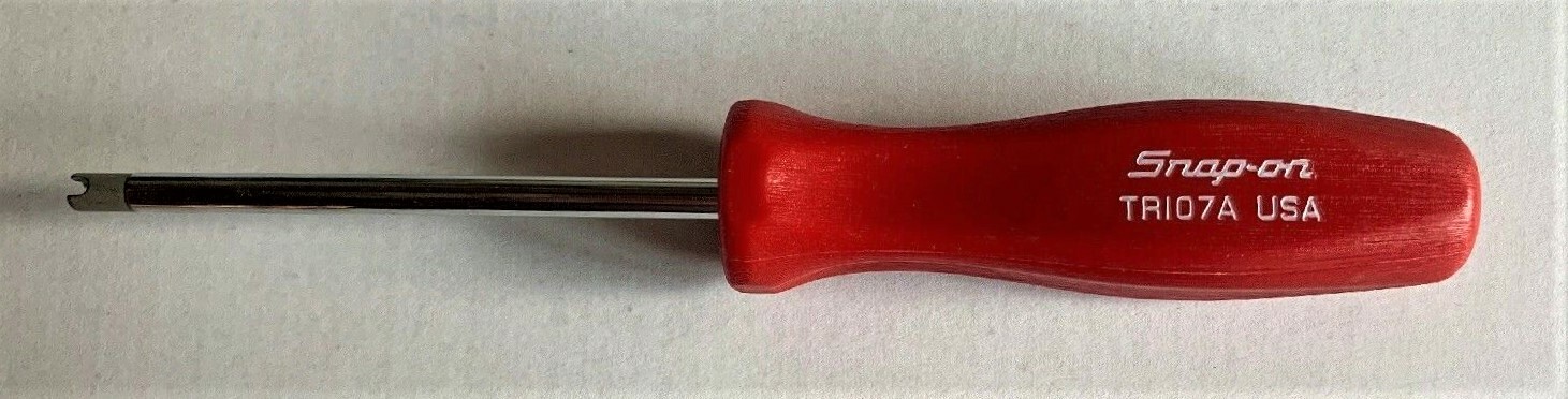 *NEW* Snap-On Tire Valve Core Removal Tool RED HARD HANDLE, TR107AR BRAND NEW!