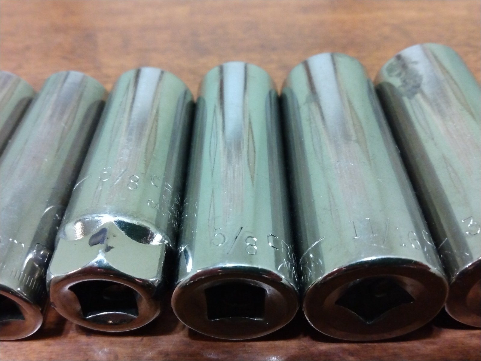 Craftsman Lot of 15 Sockets Marked «G» Various Sizes