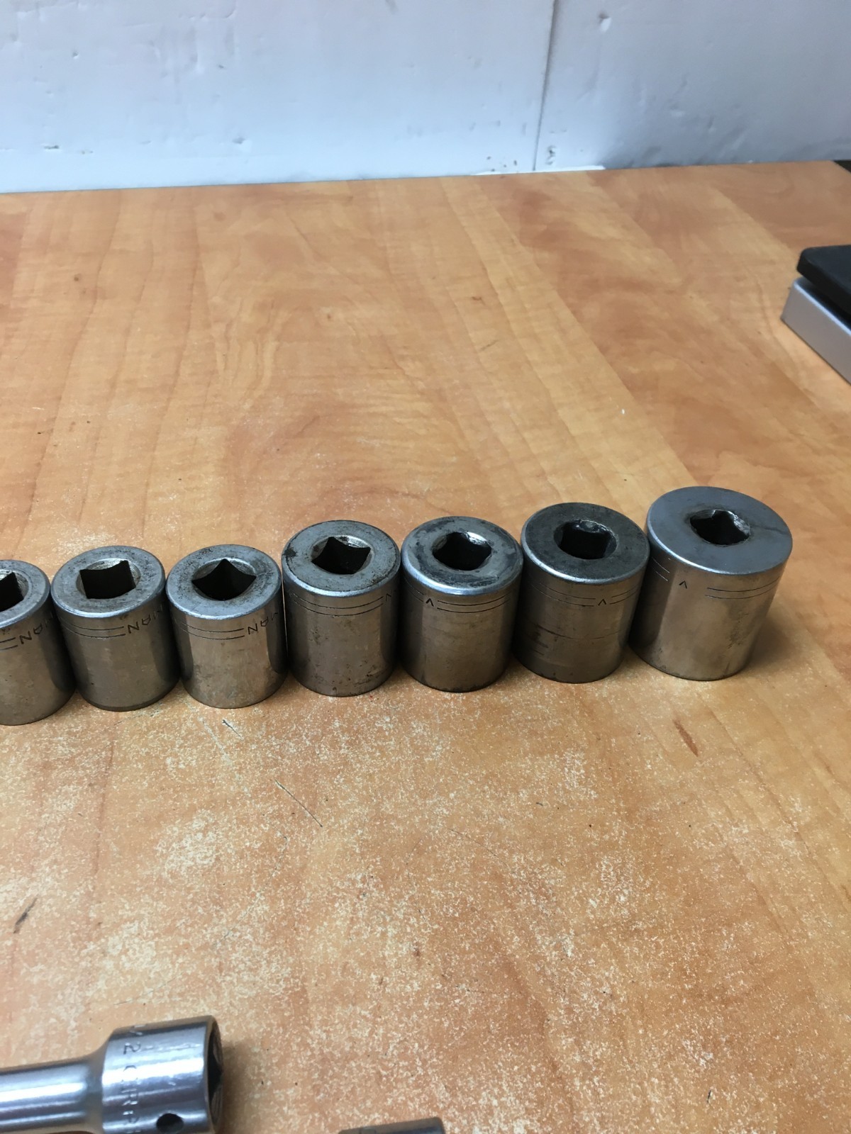 Vintage Craftsman 1/2” Drive Socket Set =V= Series 17 Pieces 12 Point SAE