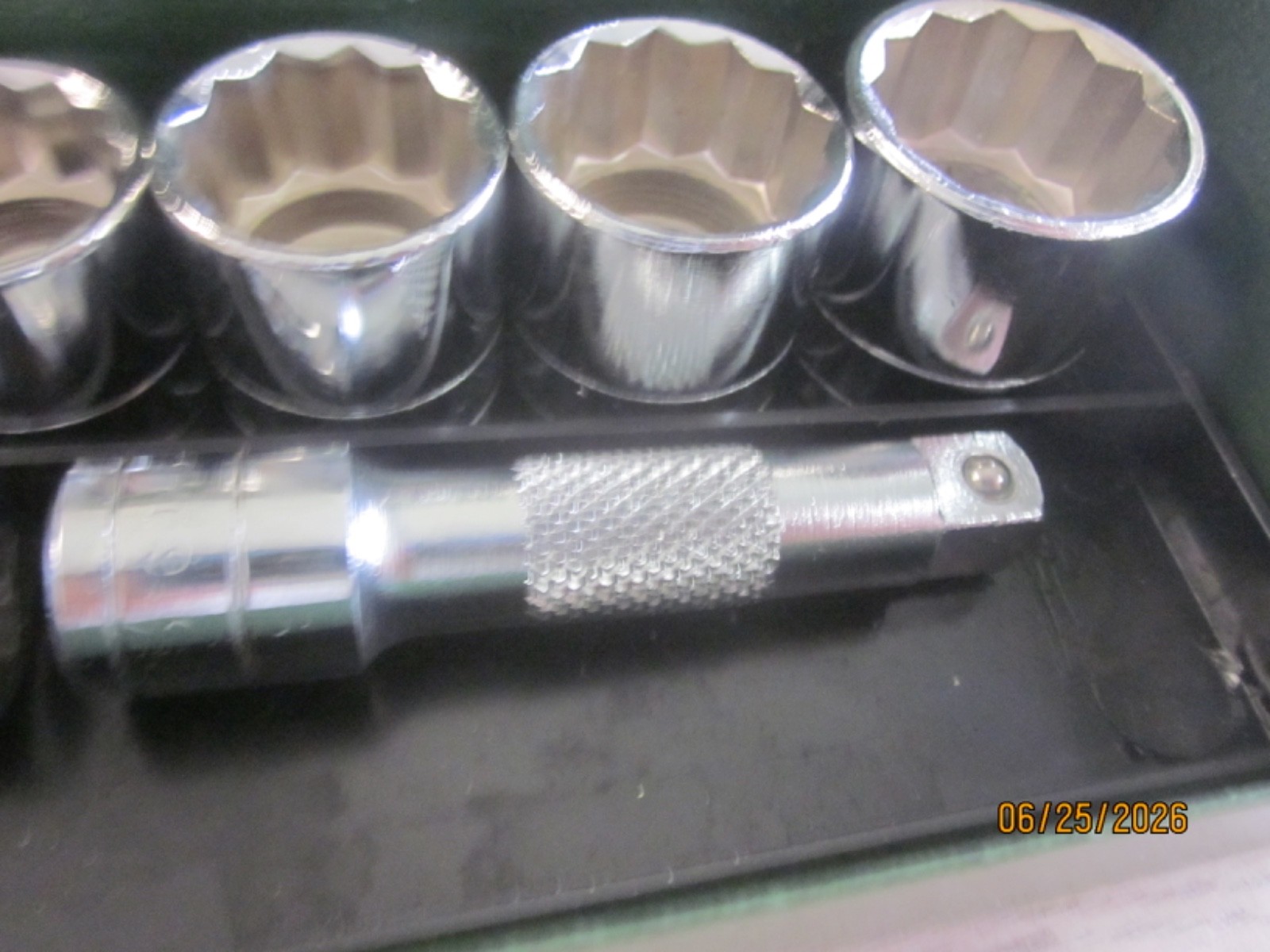 VTG S-K TOOLS VERY NEAR MINT CONDITION SAE 3/8″ DRIVE 21 PIECE SOCKET SET