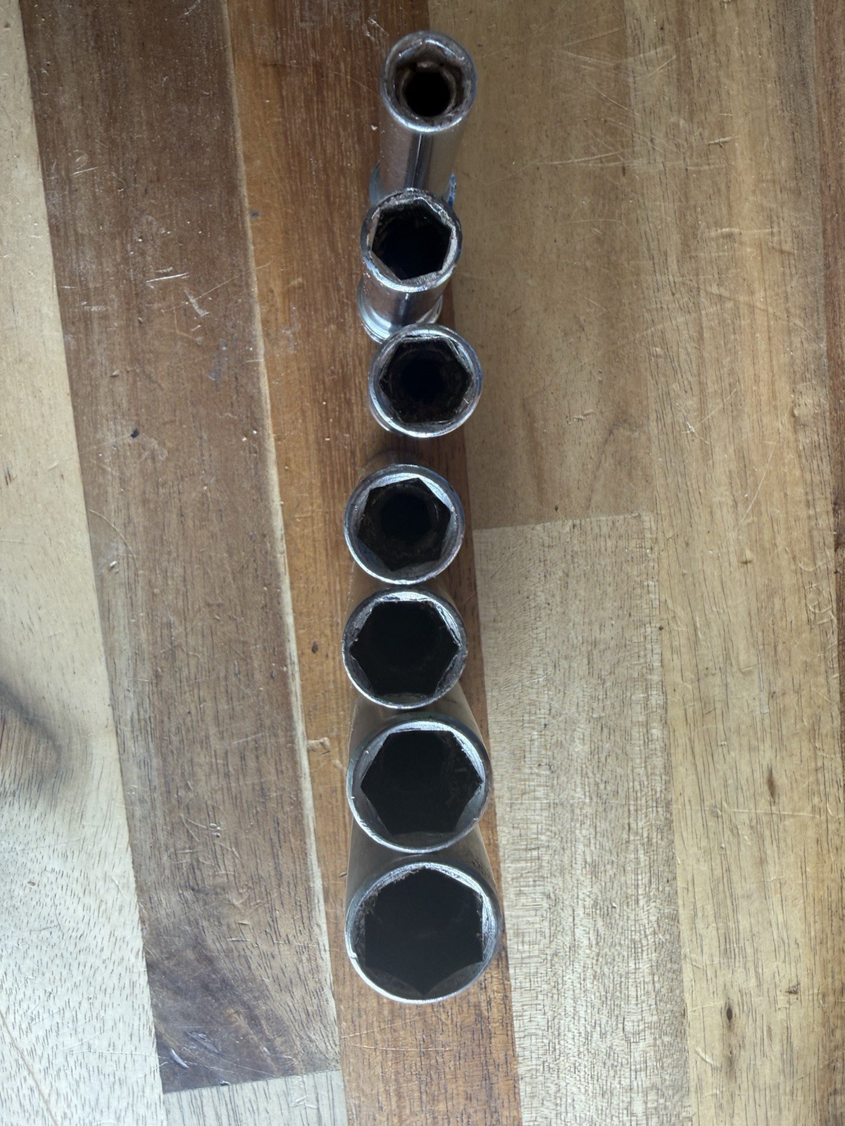 SK Hand Tools 1/4″ Dr. 6pt Deep Metric/sae Mixed Lot 7pc Sockets 1/4” – 1/2”