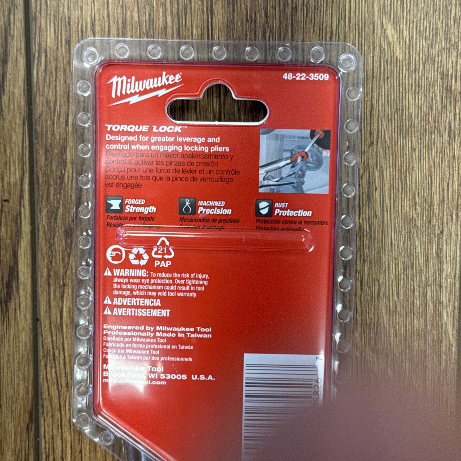 Milwaukee 48-22-3509 – 9″ Inch «Torque Lock» Long Nose Locking Pliers