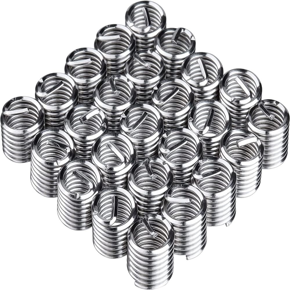 30 PCS M5x0.8mm Thread Repair Kit Helicoil Insert Drill Tap Hand Tool Restore