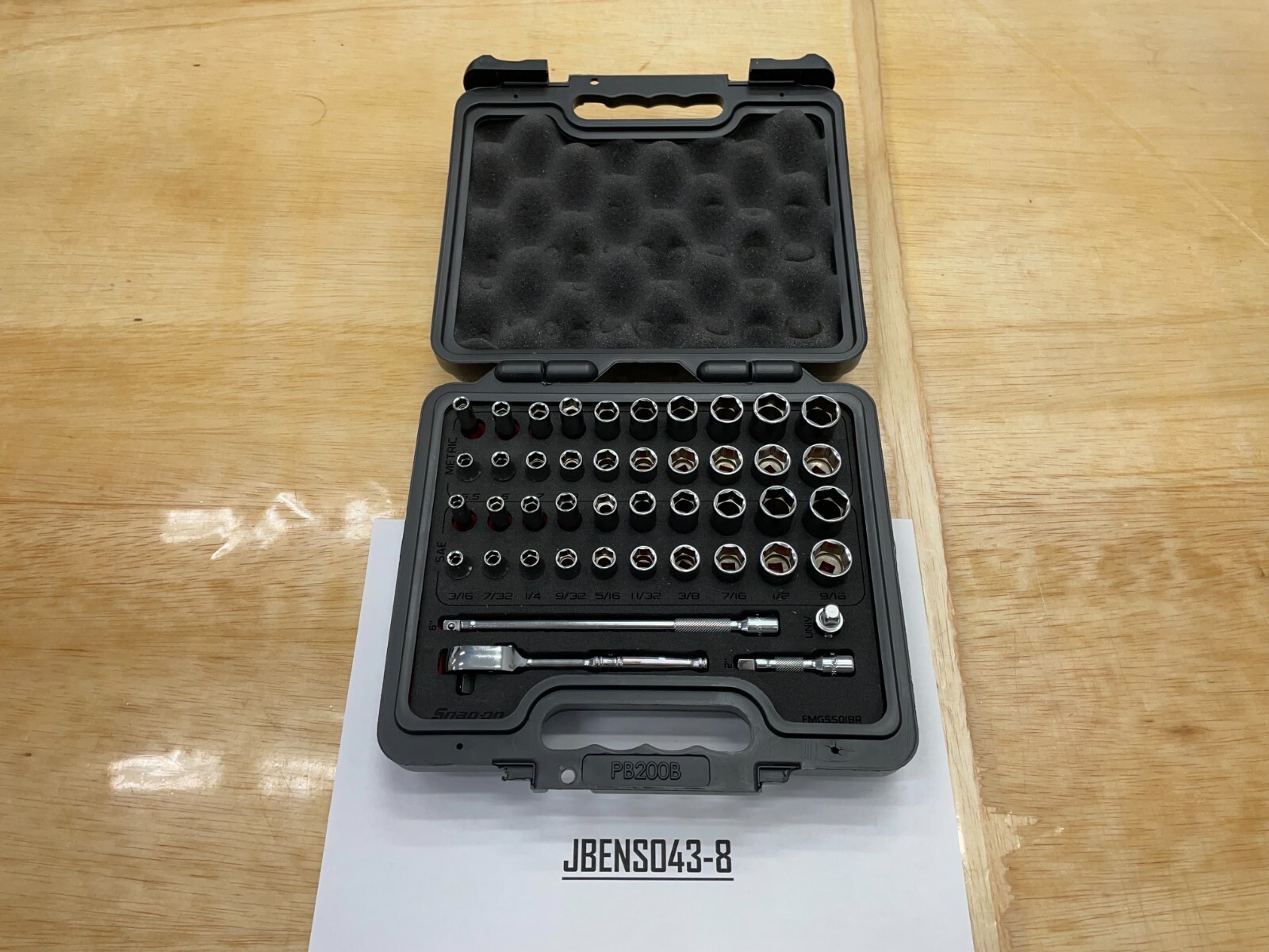 Snap-On Tools USA NEW 44pc 1/4″ Drive General Service Foam Set 144TMPBFR