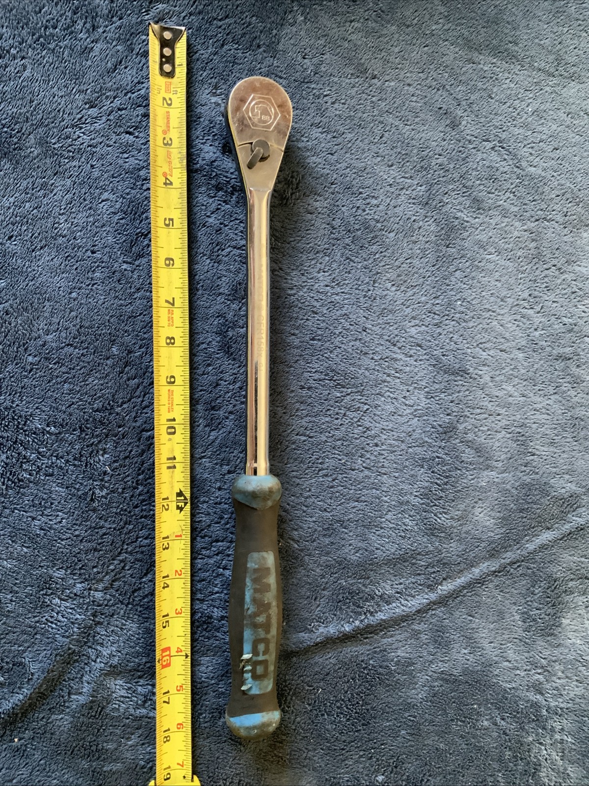 Matco 1/2” Drive Ratchet, Blue, Cfr158x….works Fine….used…