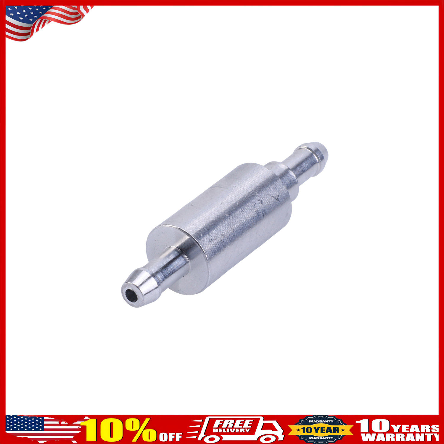 6 PCS BRAKE BLEEDER HOSE, ONE WAY CHECK VALVE TUBE BLEEDING TOOL KIT SILVER US