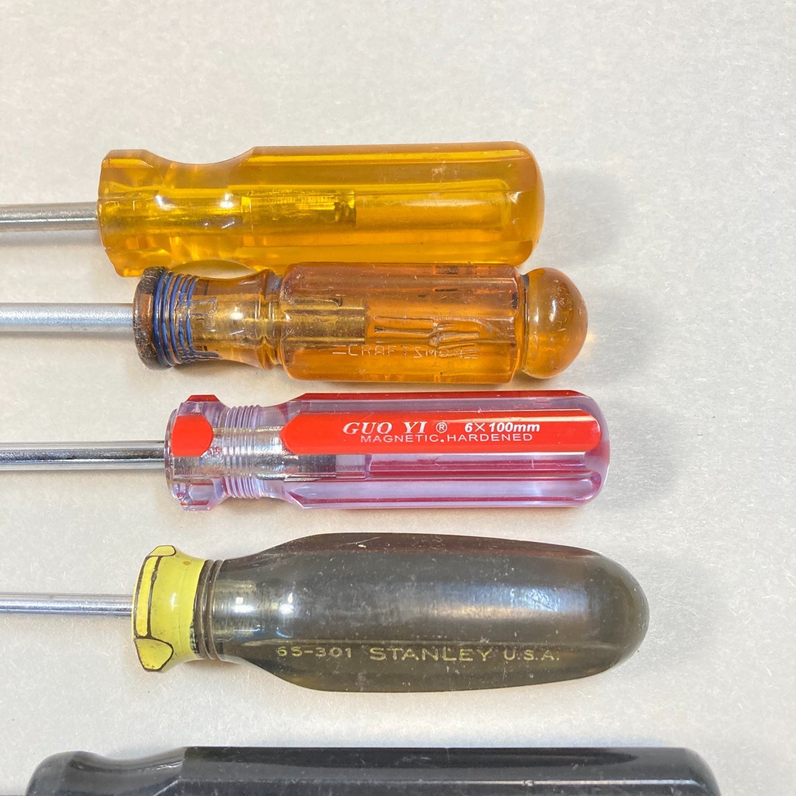 Screwdriver Lot 7 Pc 4 Phillips 3 Flat Slotted